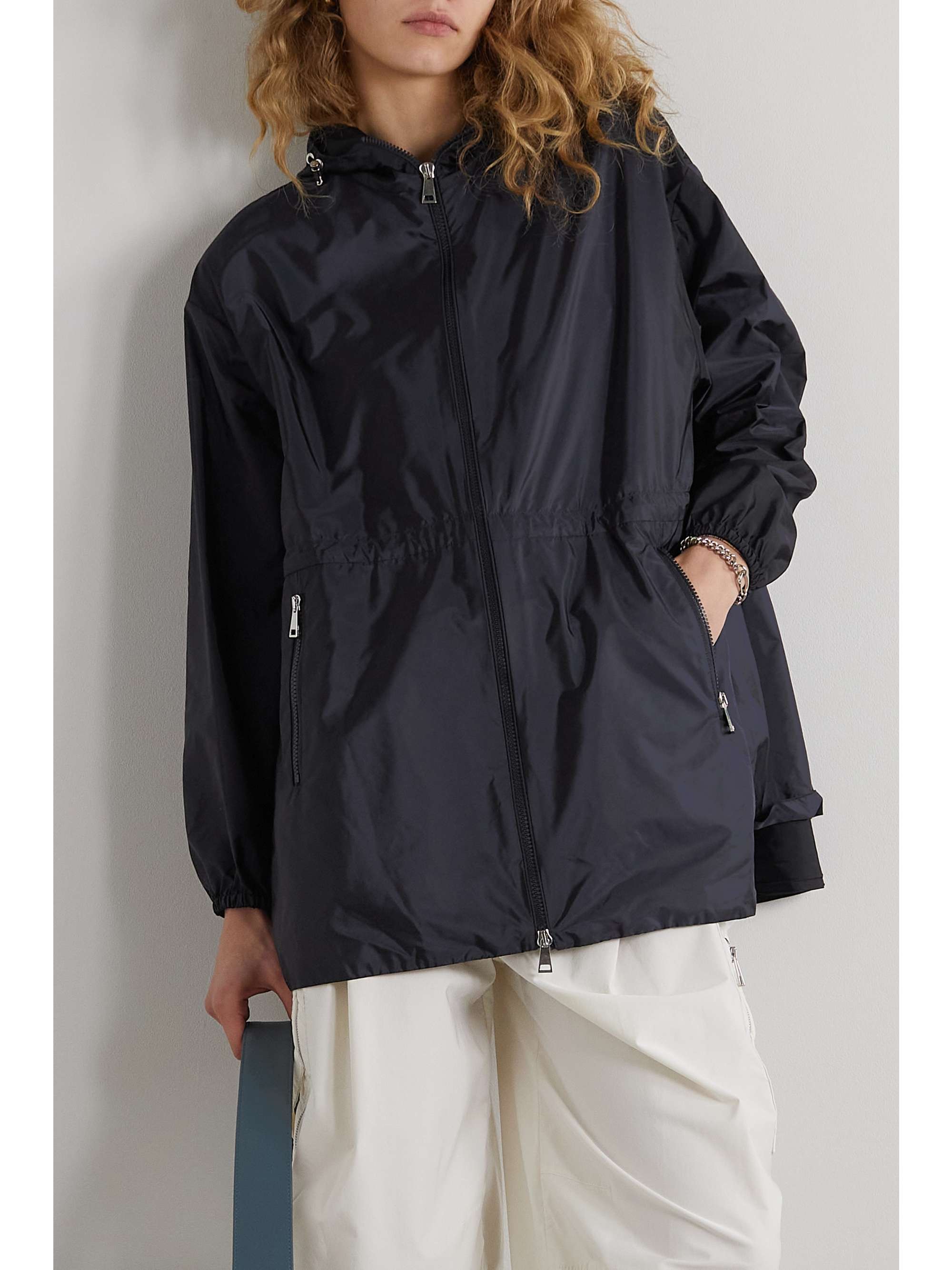 Hooded shell jacket view