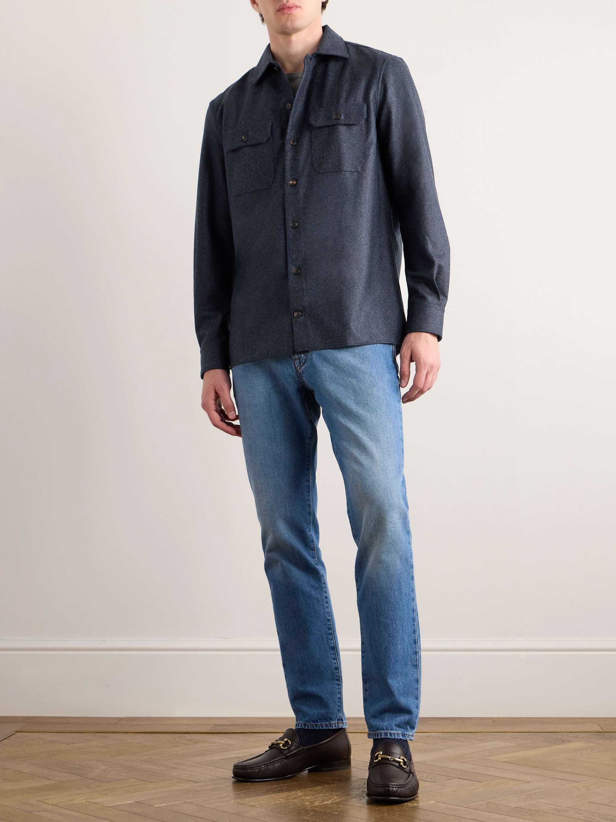 Brushed Wool Overshirt view