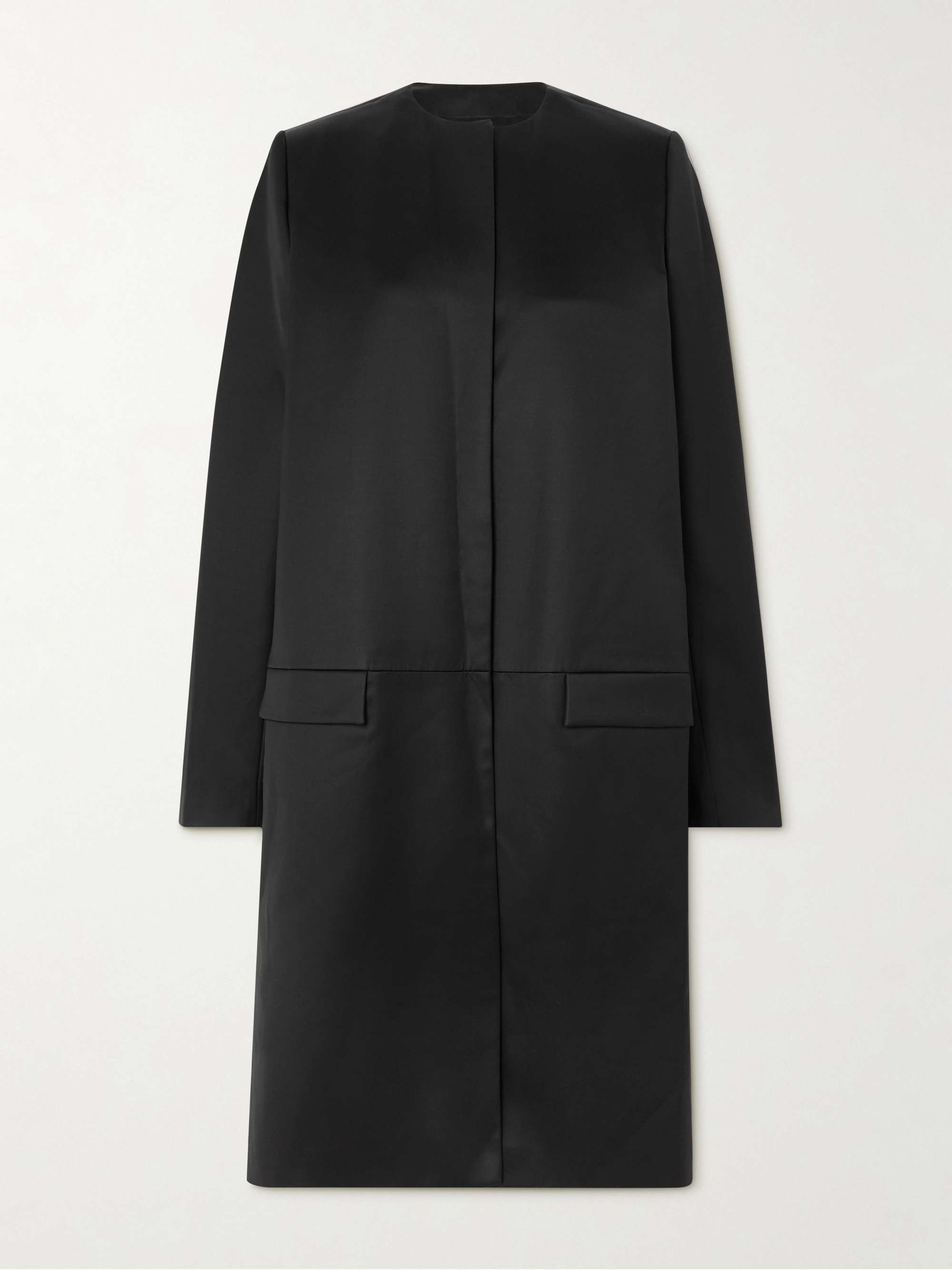 Silk coat view