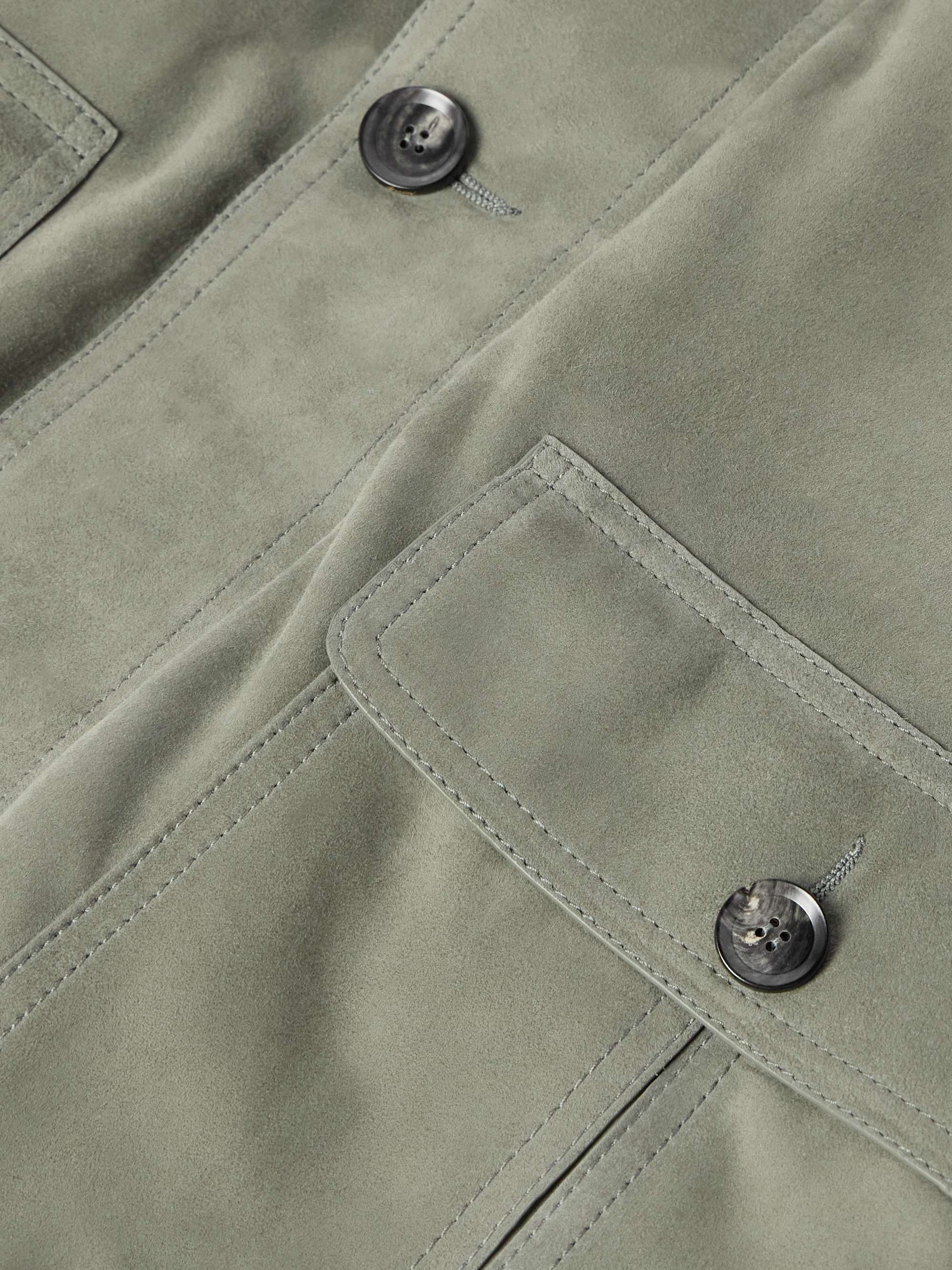75 Padded Suede Blouson Jacket view