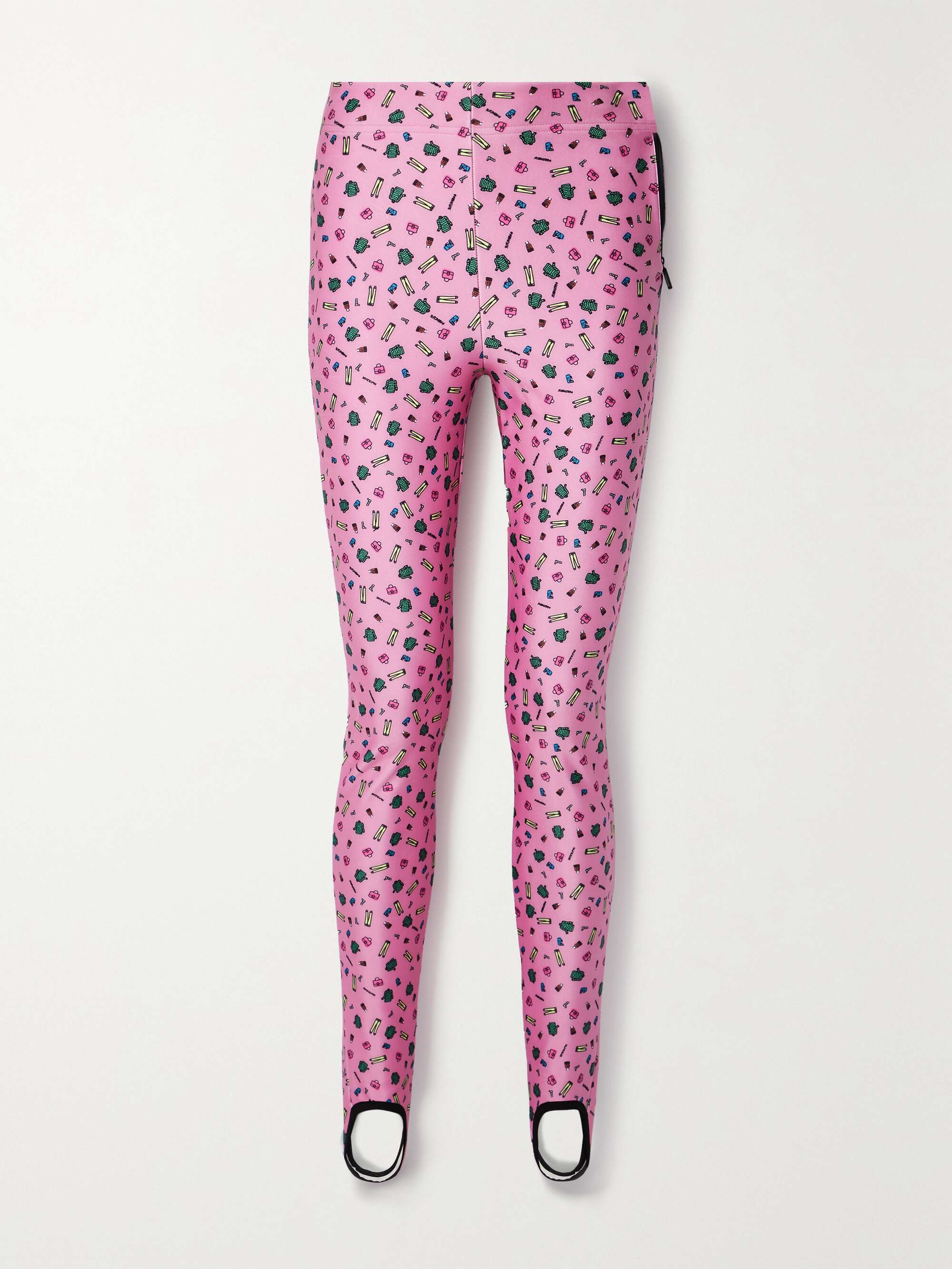 + 3 Moncler Grenoble printed stretch-jersey stirrup pants view