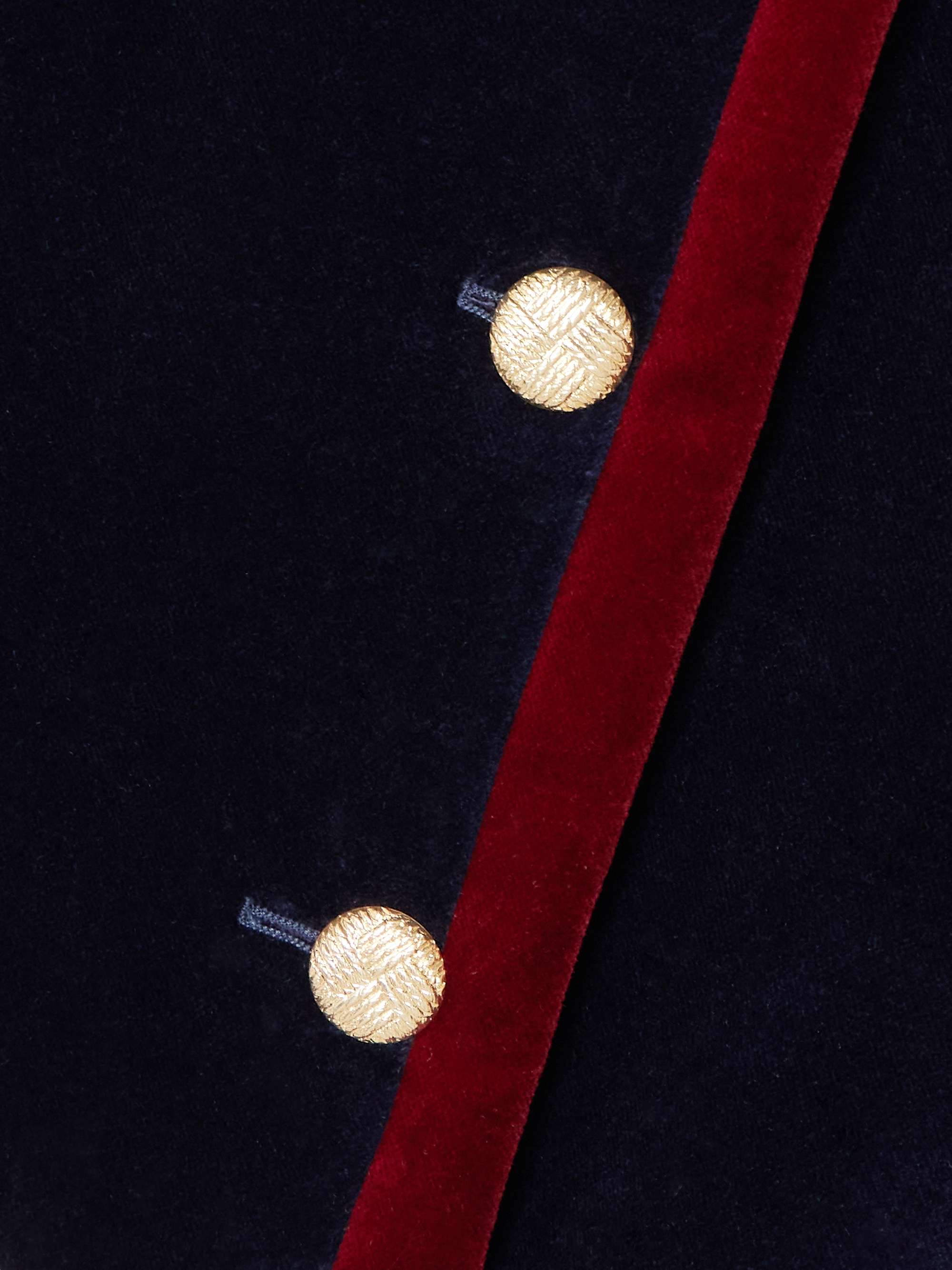 Gliss two-tone velvet jacket view