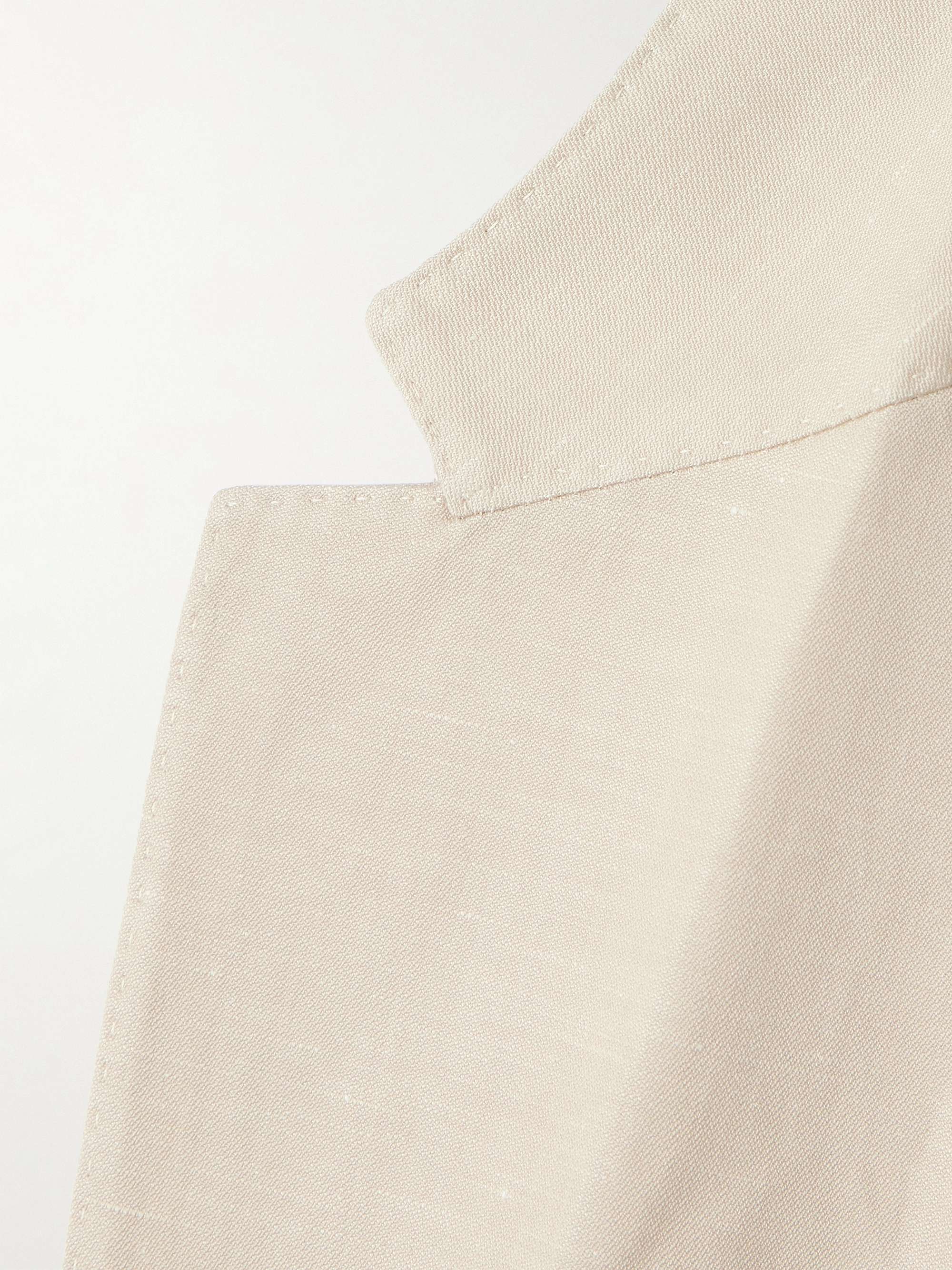 Wool and Linen-Blend Suit Jacket view