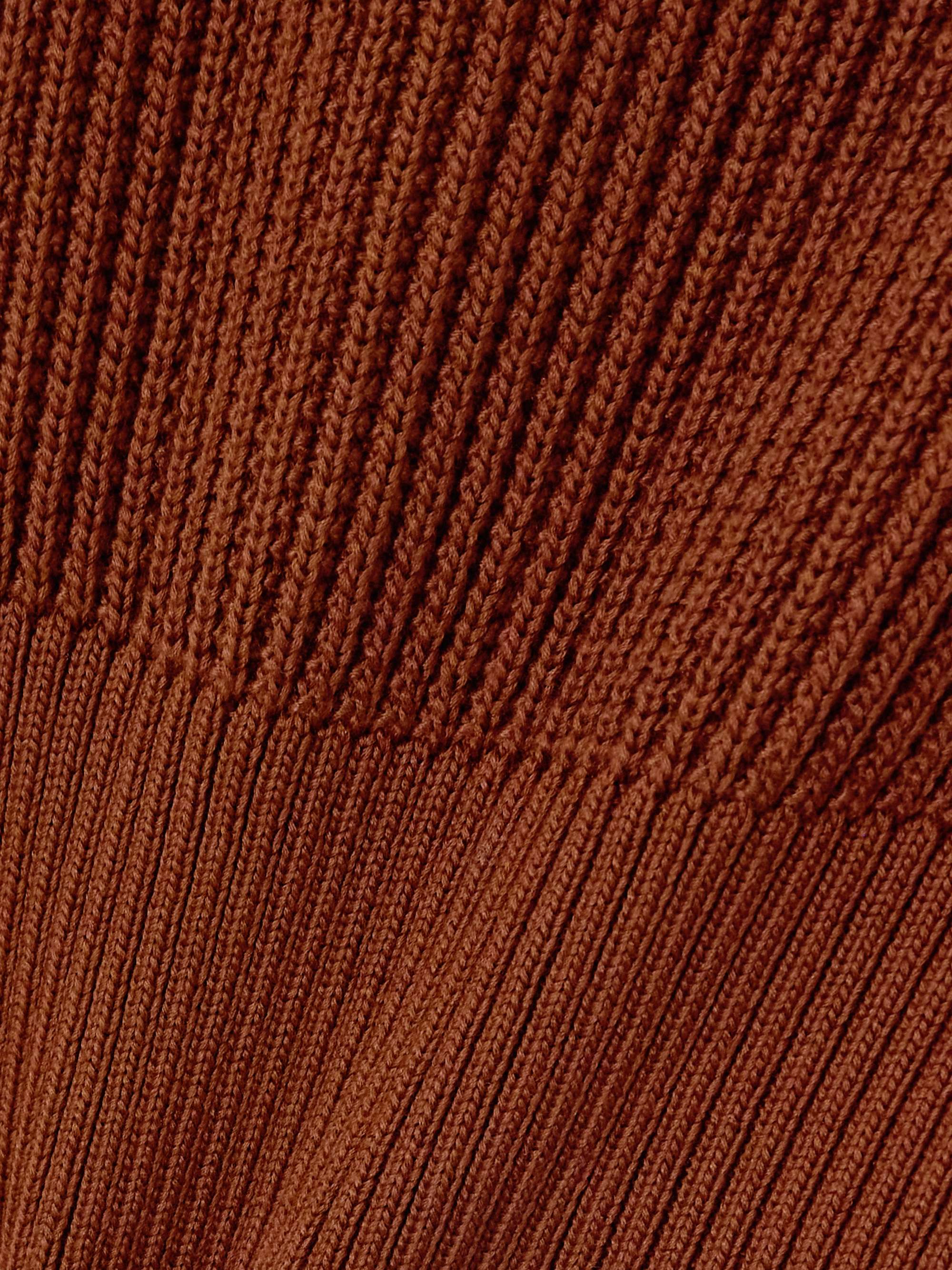 Ikeda ribbed silk and cotton-blend top view