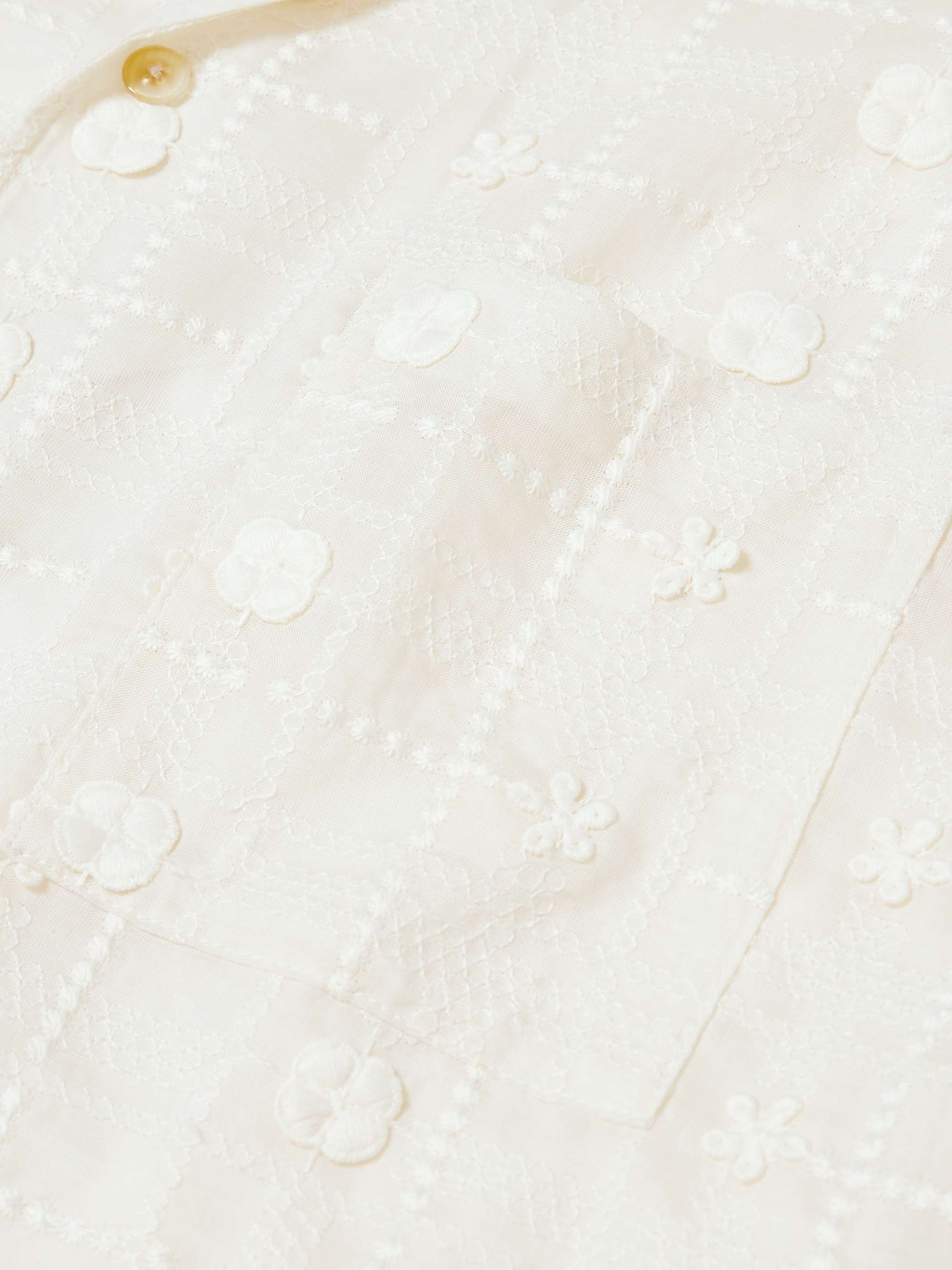 Ben 5026 Camp-Collar Embroidered Lyocell Shirt view