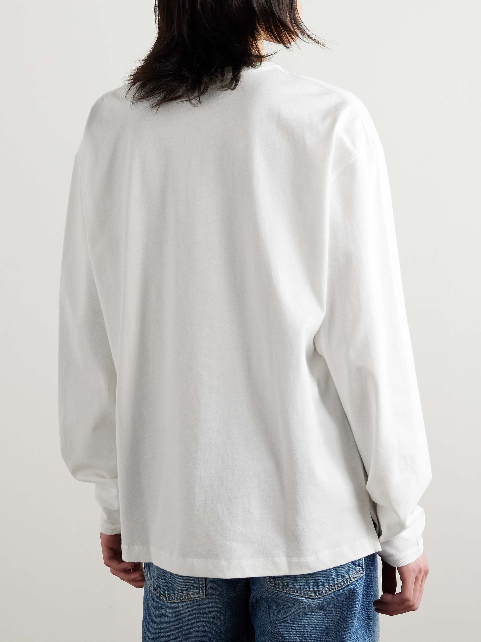 Oversized Cotton and Linen-Blend Jersey T-Shirt view