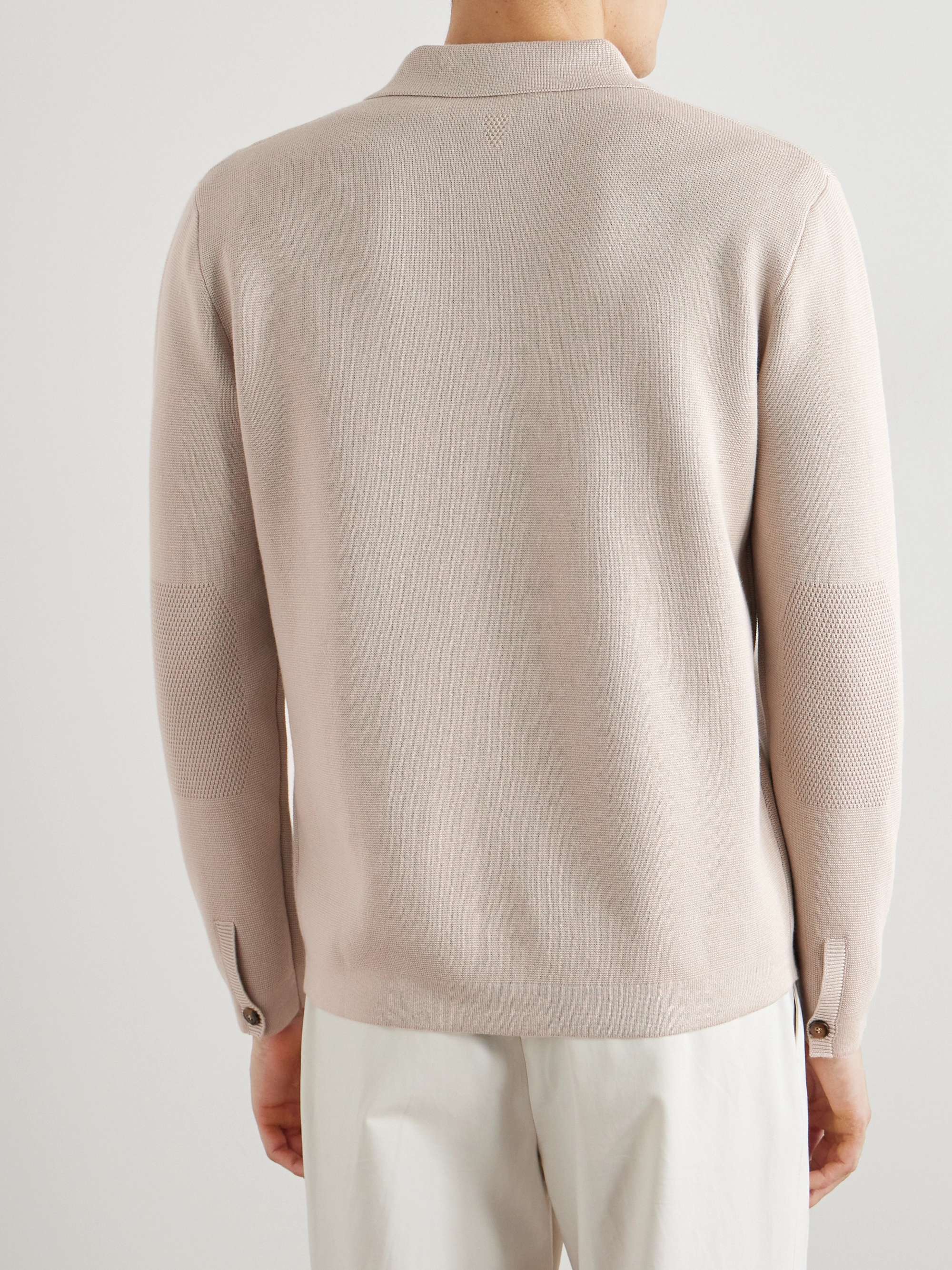 Cotton and Modal-Blend Cardigan view