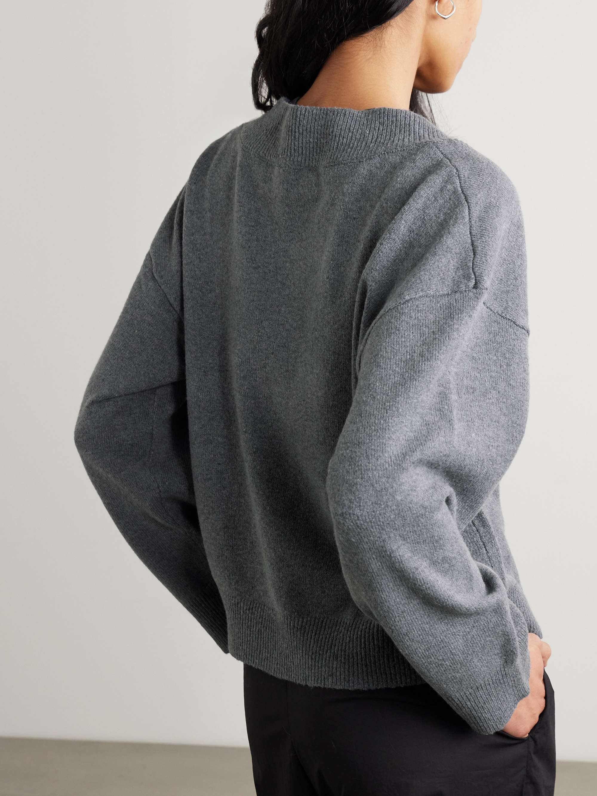 Press recycled knitted cardigan view