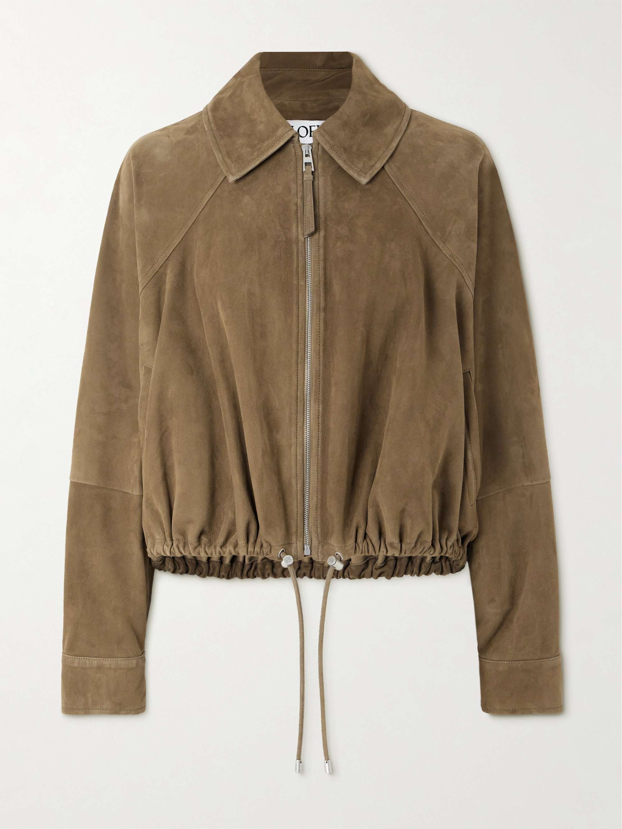 Balloon suede jacket view