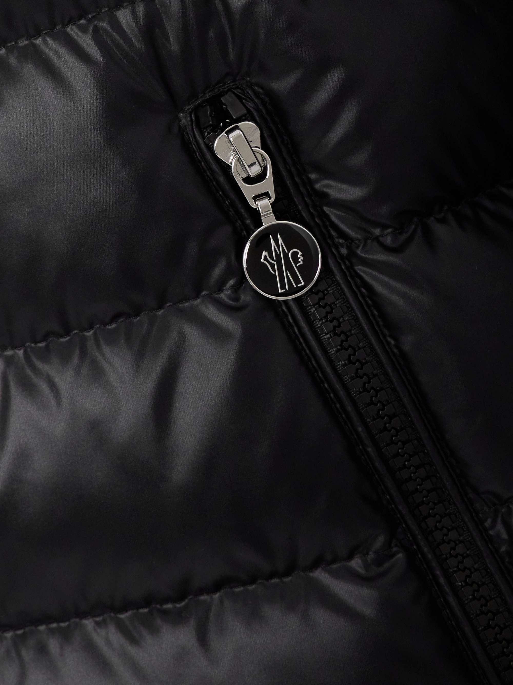 Amintore quilted shell hooded down parka view