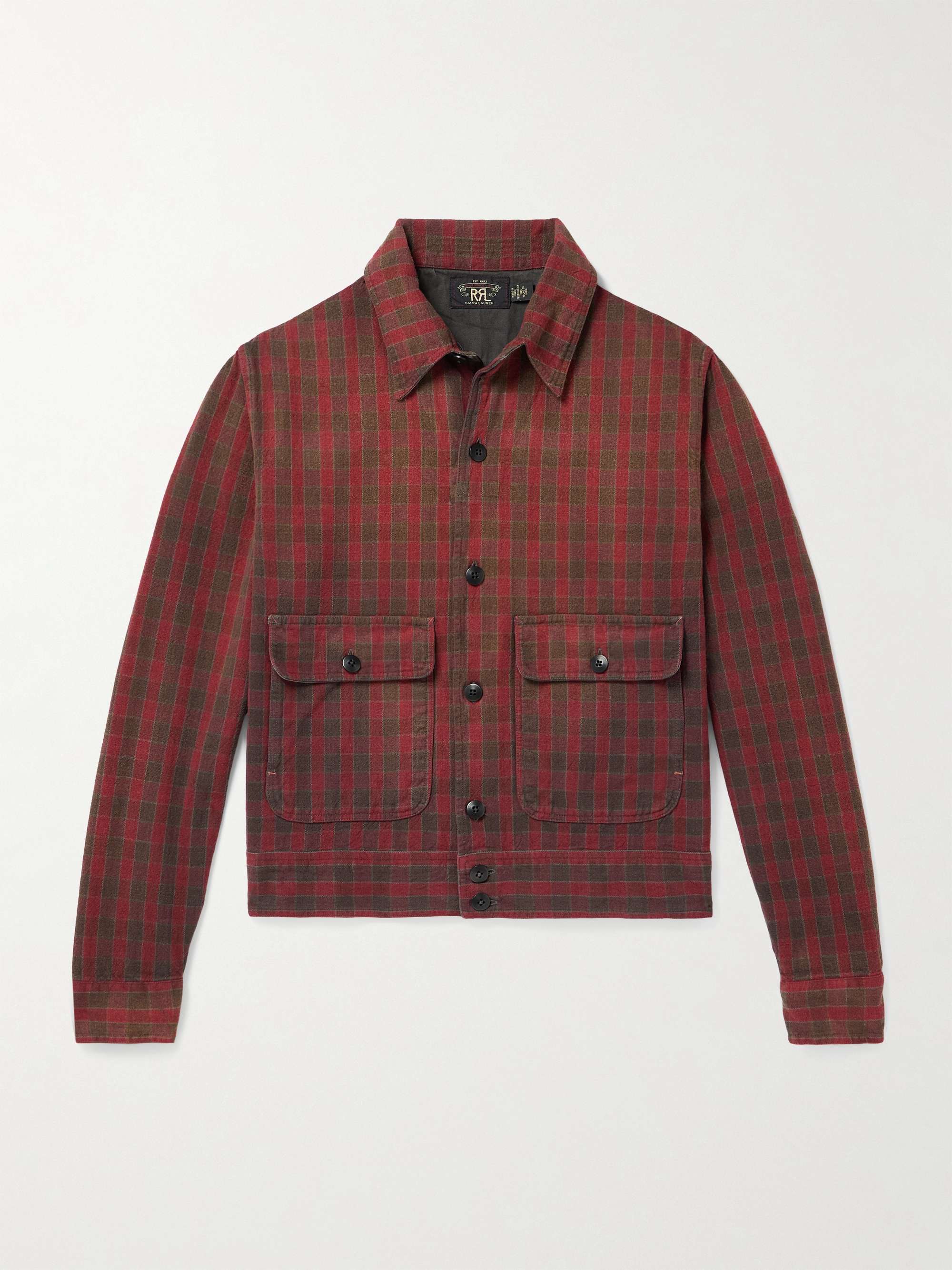 Highway Checked Cotton-Flannel Shirt Jacket view