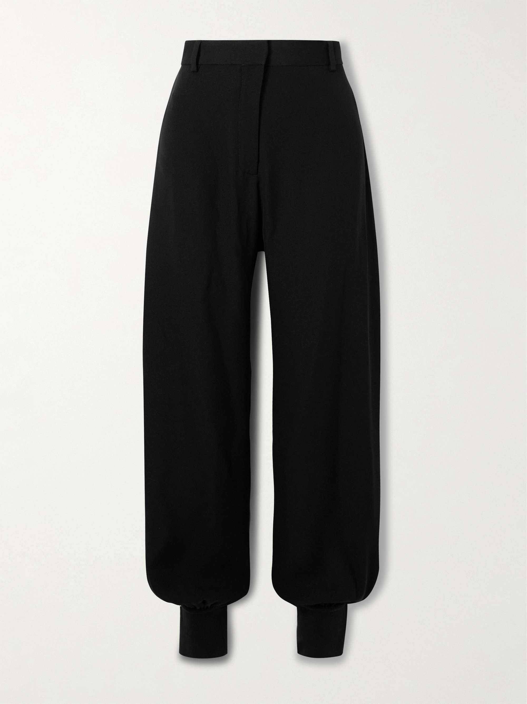 Audley silk-cady tapered pants view