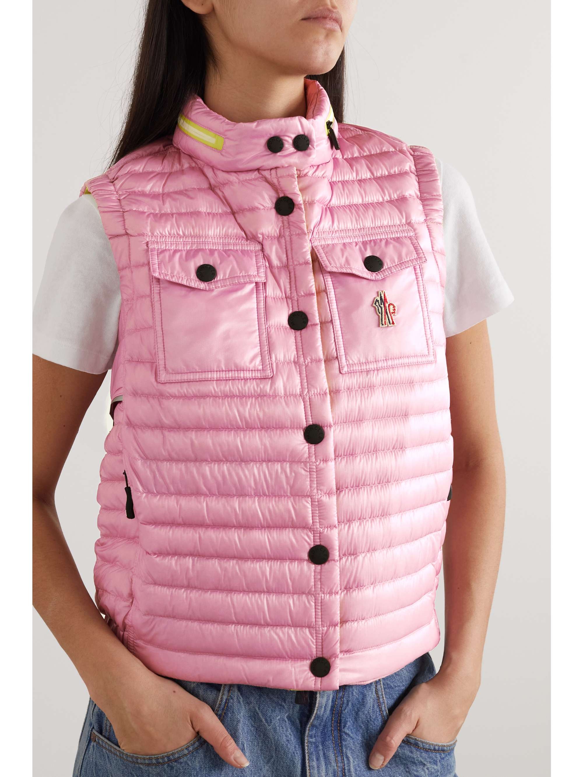 Gumiane quilted shell down vest view