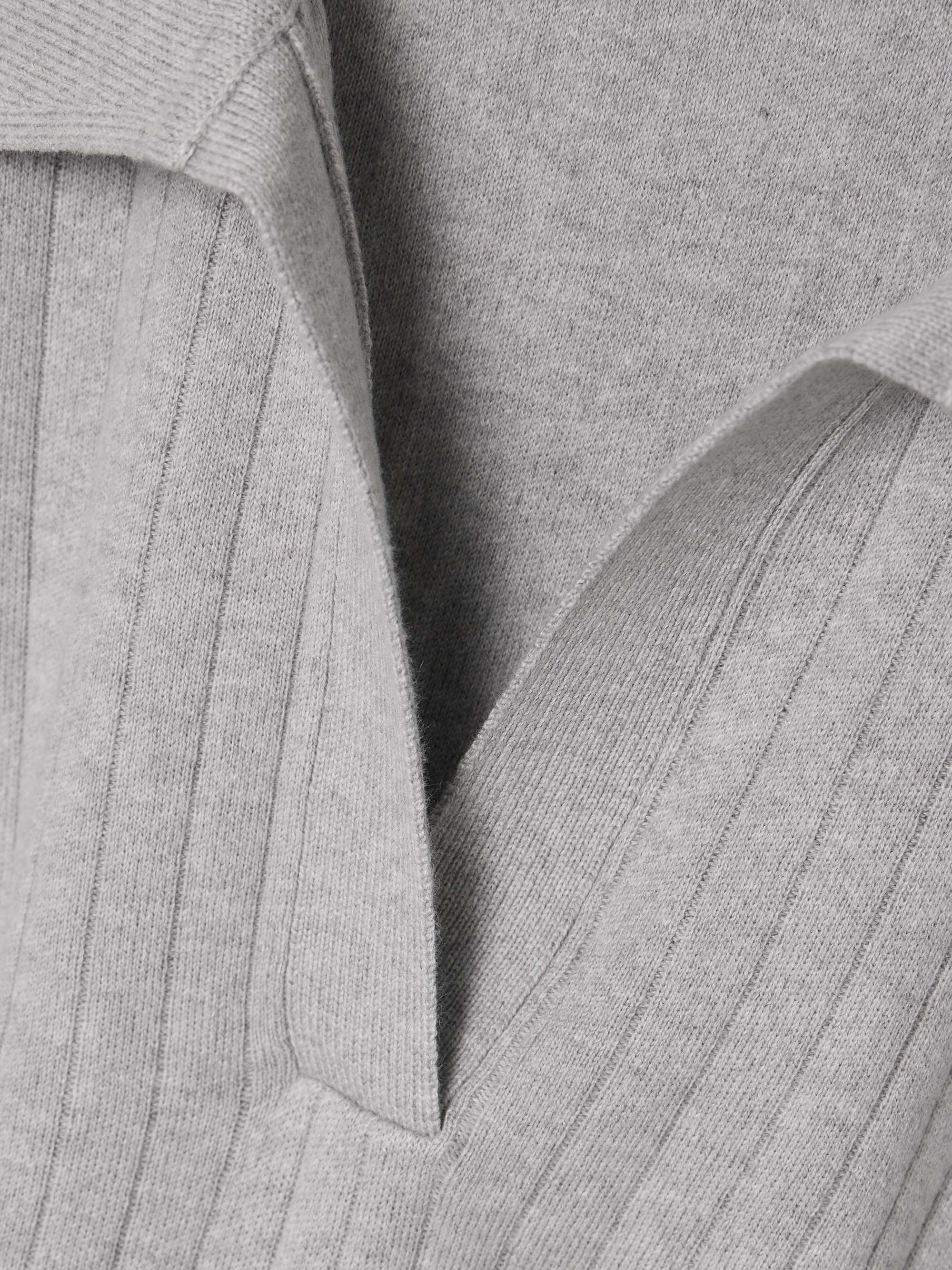 Milan ribbed organic cotton and cashmere-blend sweater view