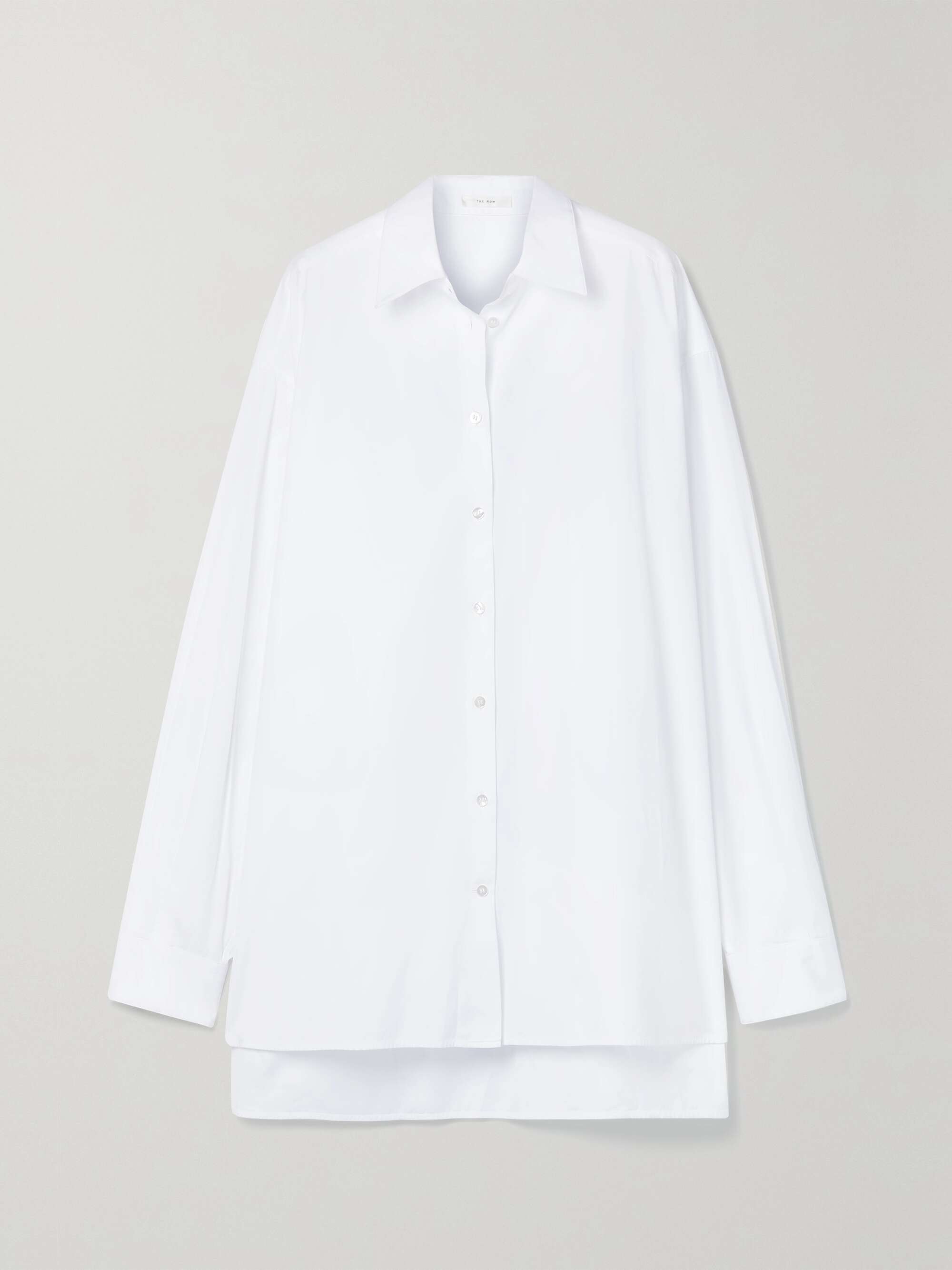 Essentials Luka oversized cotton-poplin shirt view