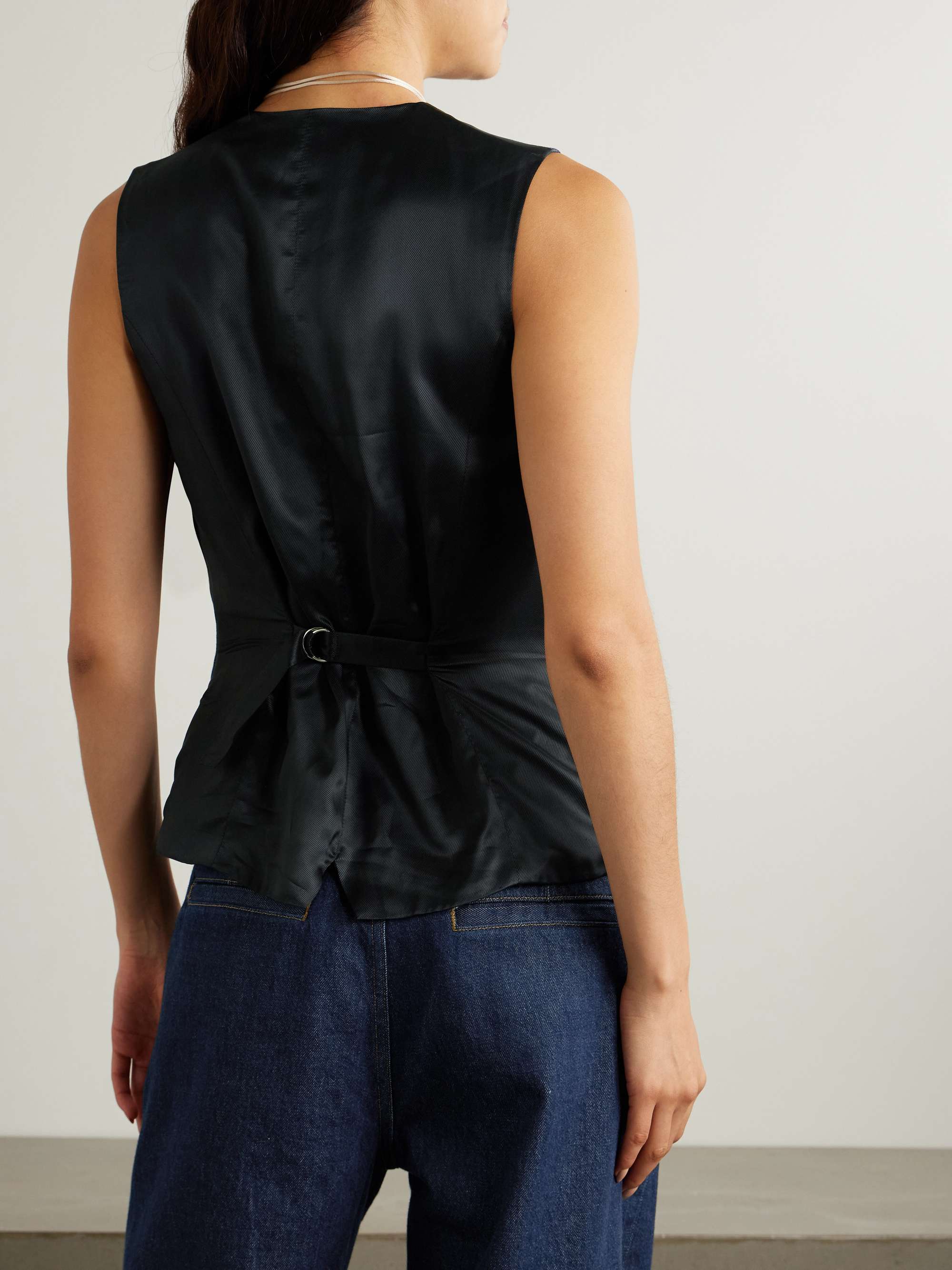 Jasmin denim vest view