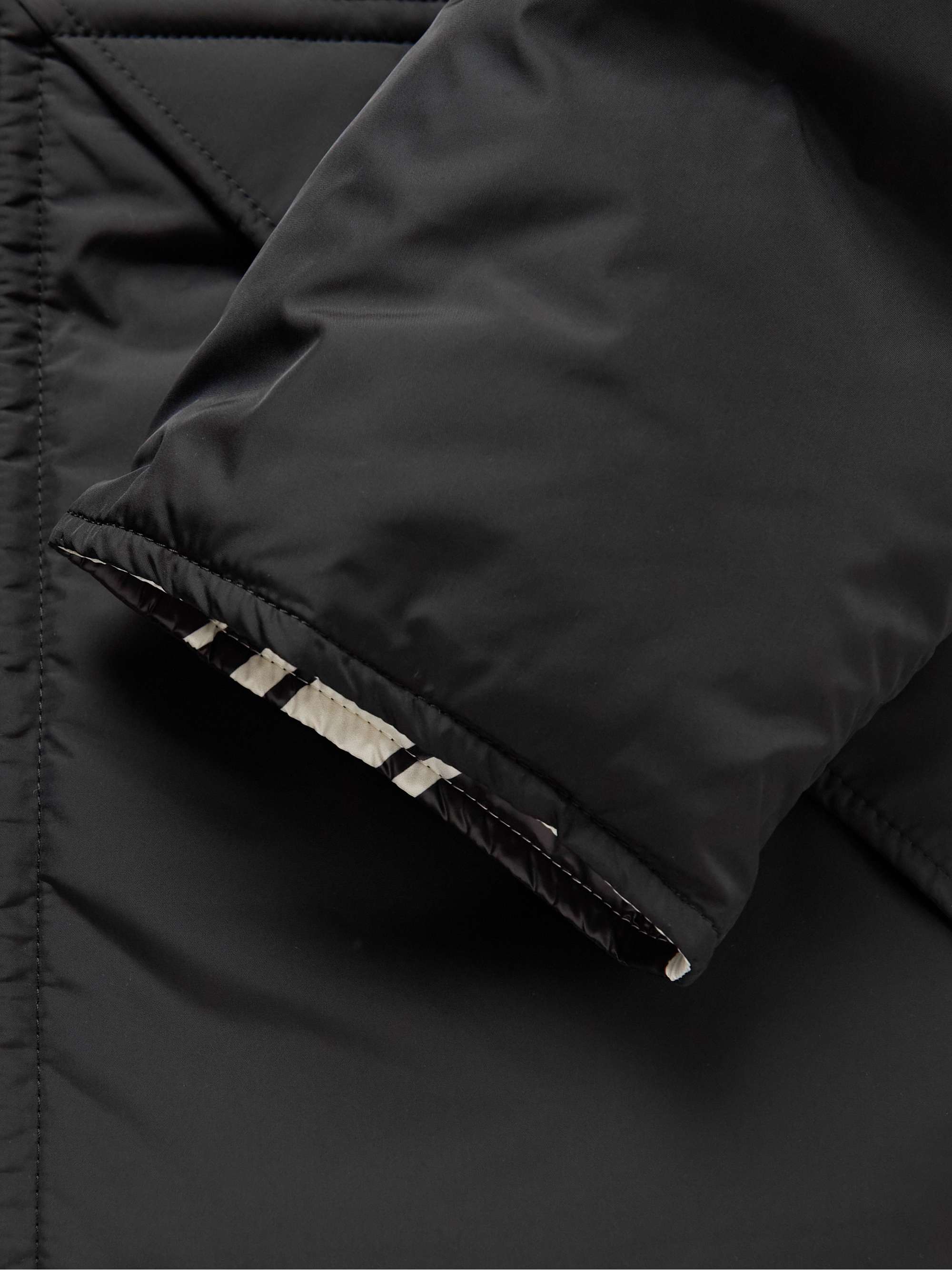 Hordelyme Reversible Printed Shell Hooded Down Jacket view