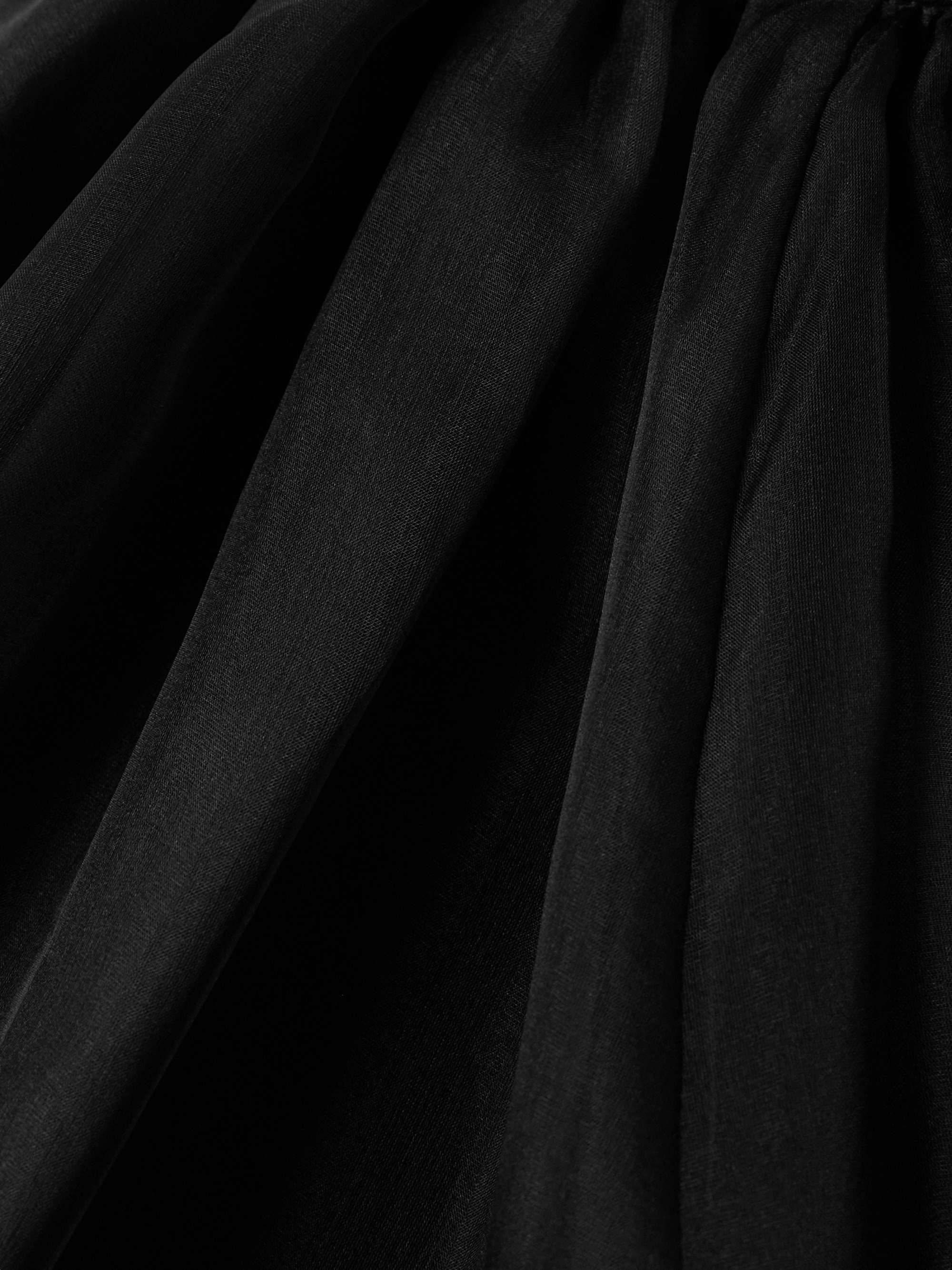 Ruffled silk-organza mini dress view
