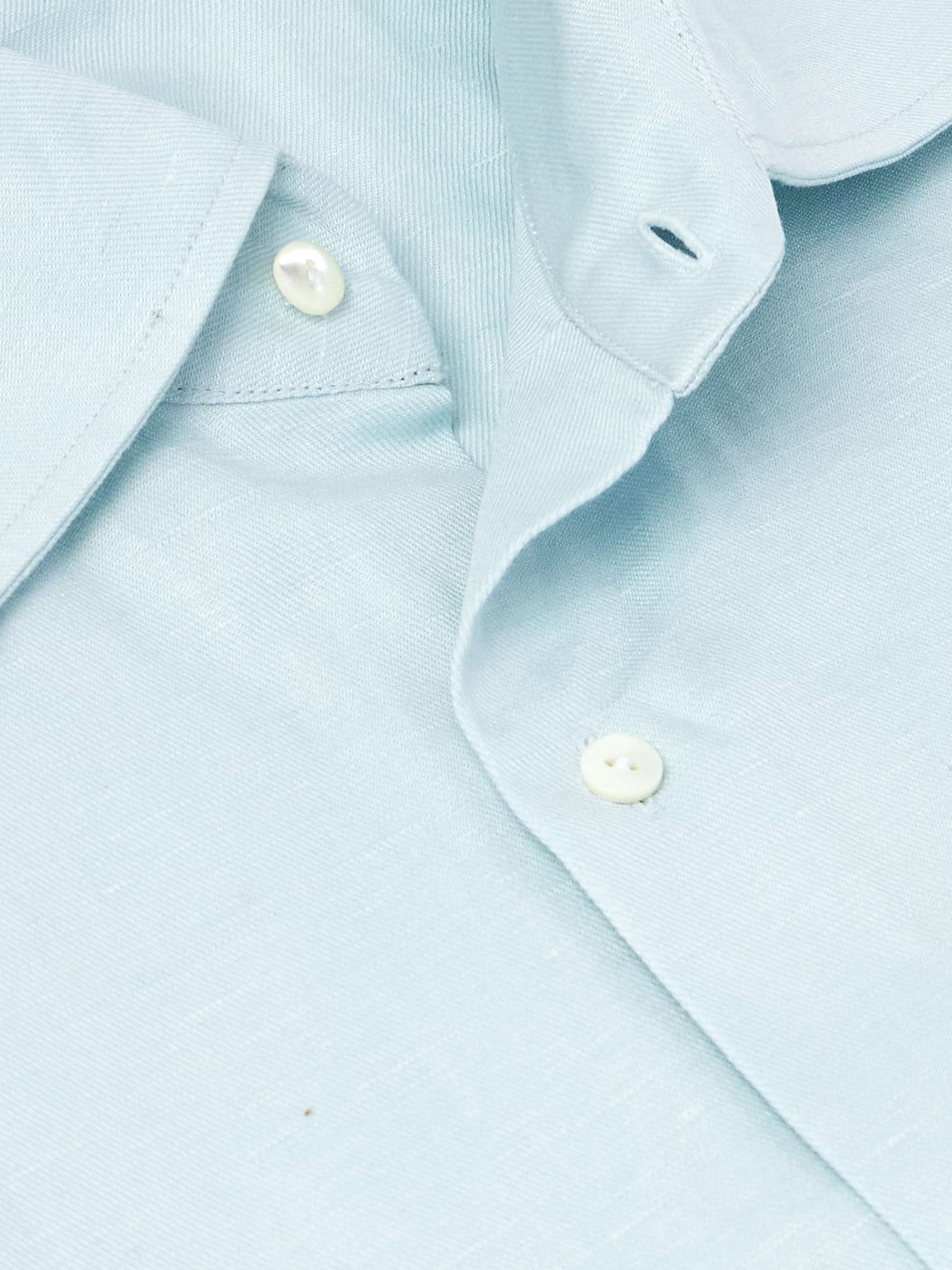 Cotton and Linen-Blend Shirt view