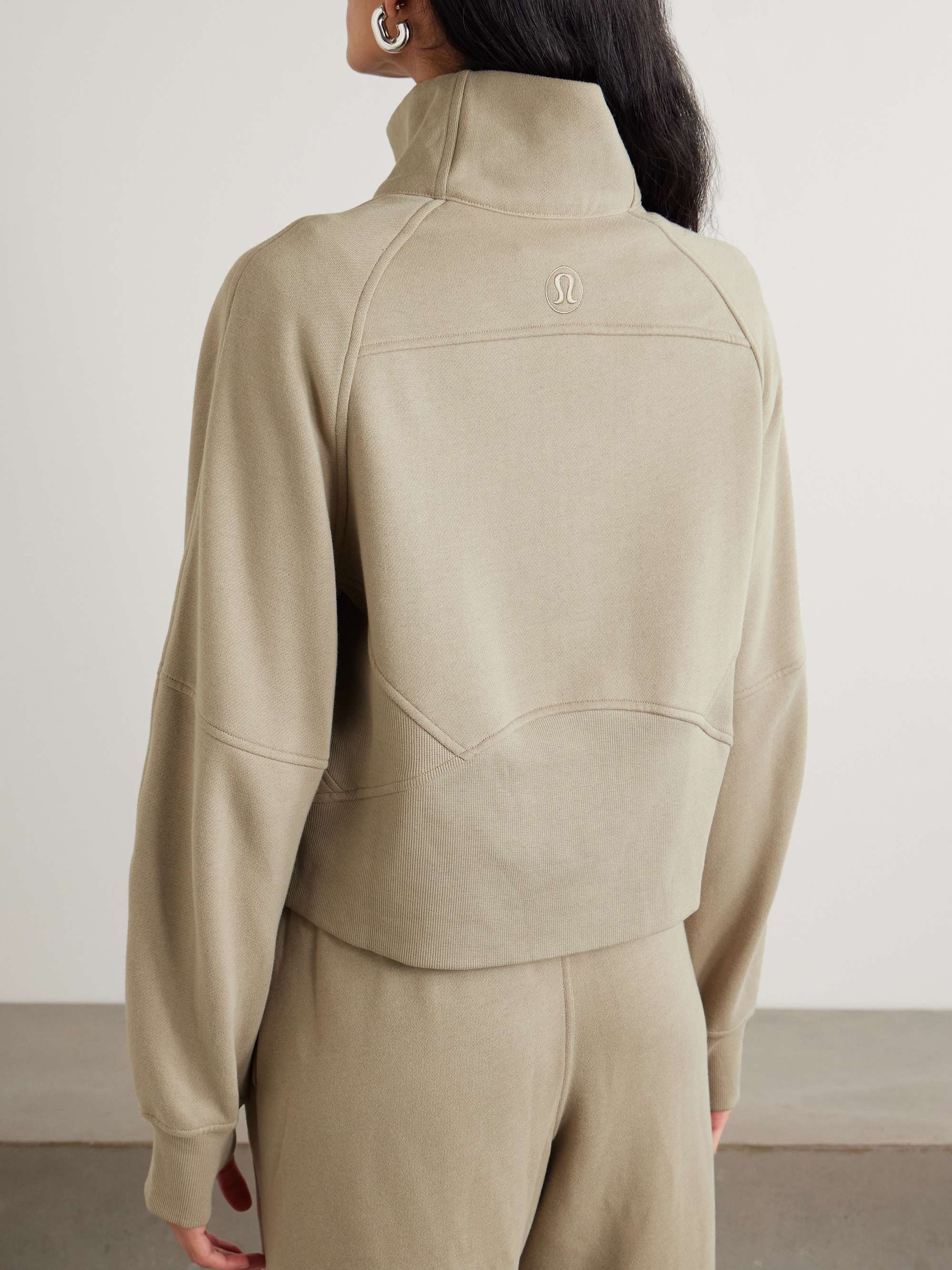 Scuba cotton-blend fleece sweatshirt view