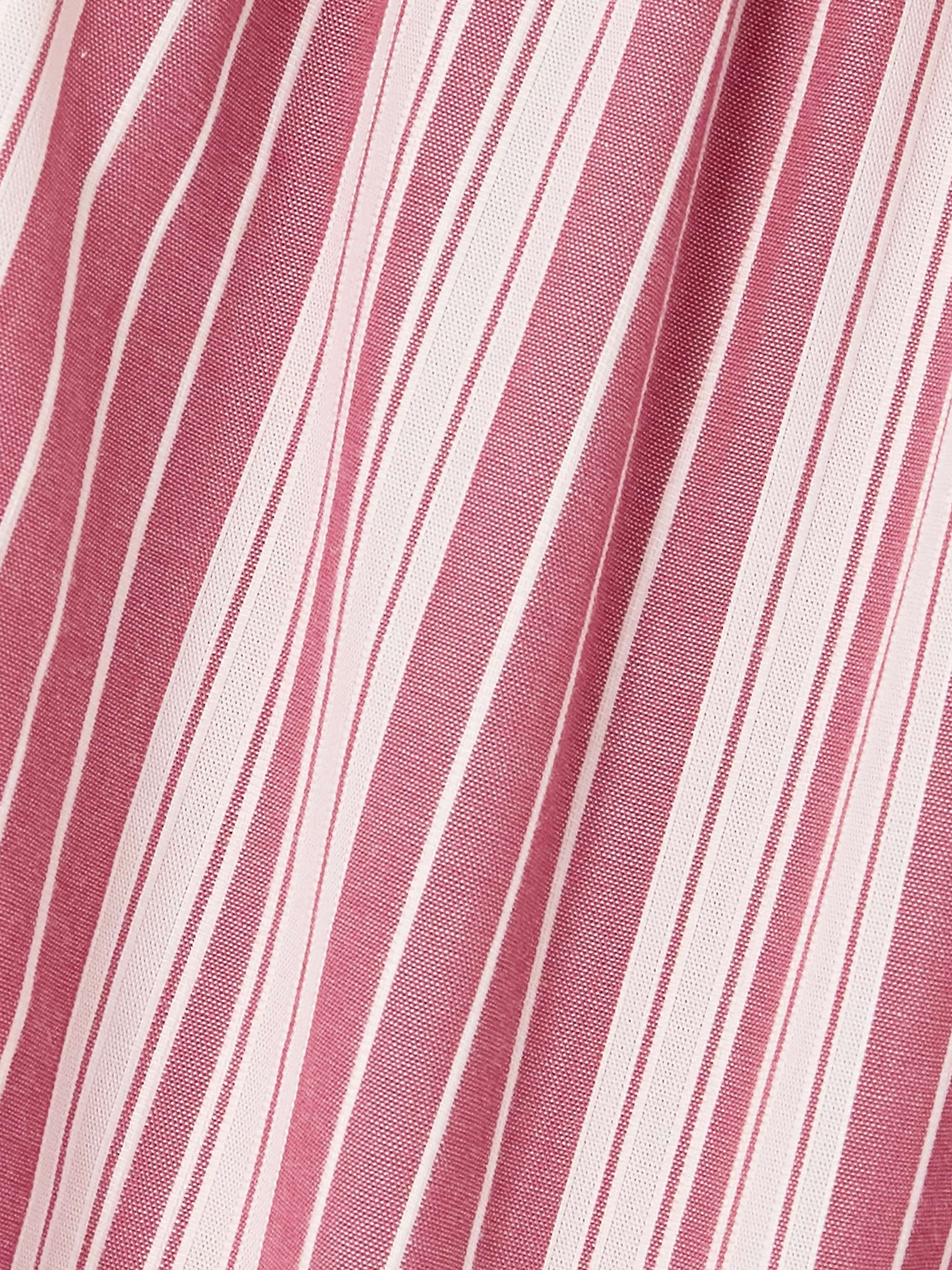 Elva striped cotton shorts view