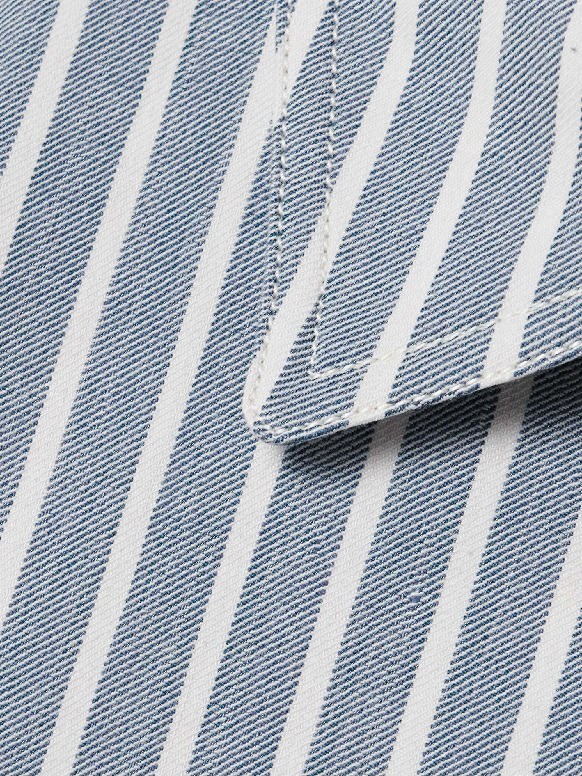Marseille striped denim shirt view