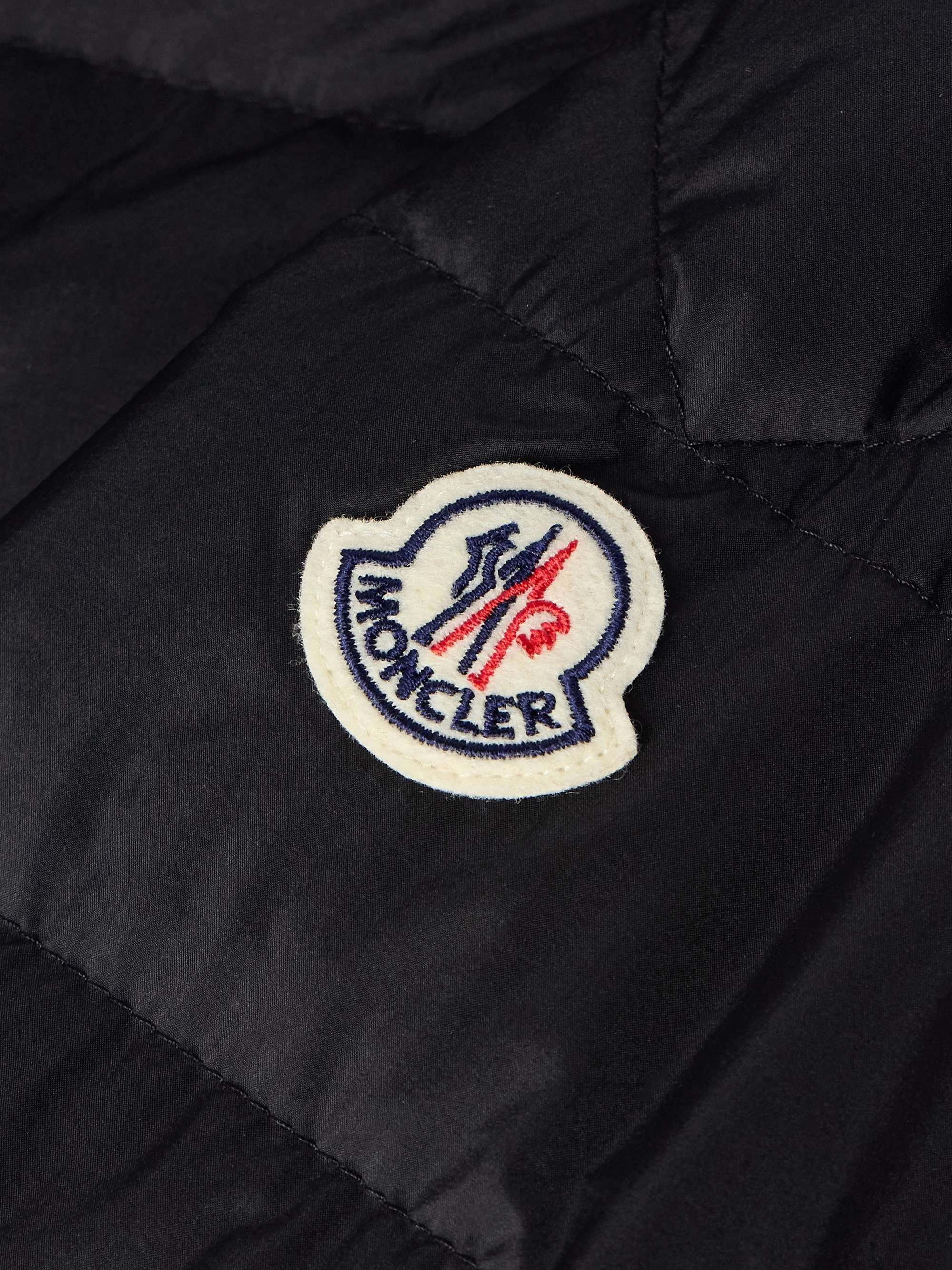 Slim-Fit Logo-Appliquéd Padded Shell Down Jacket view