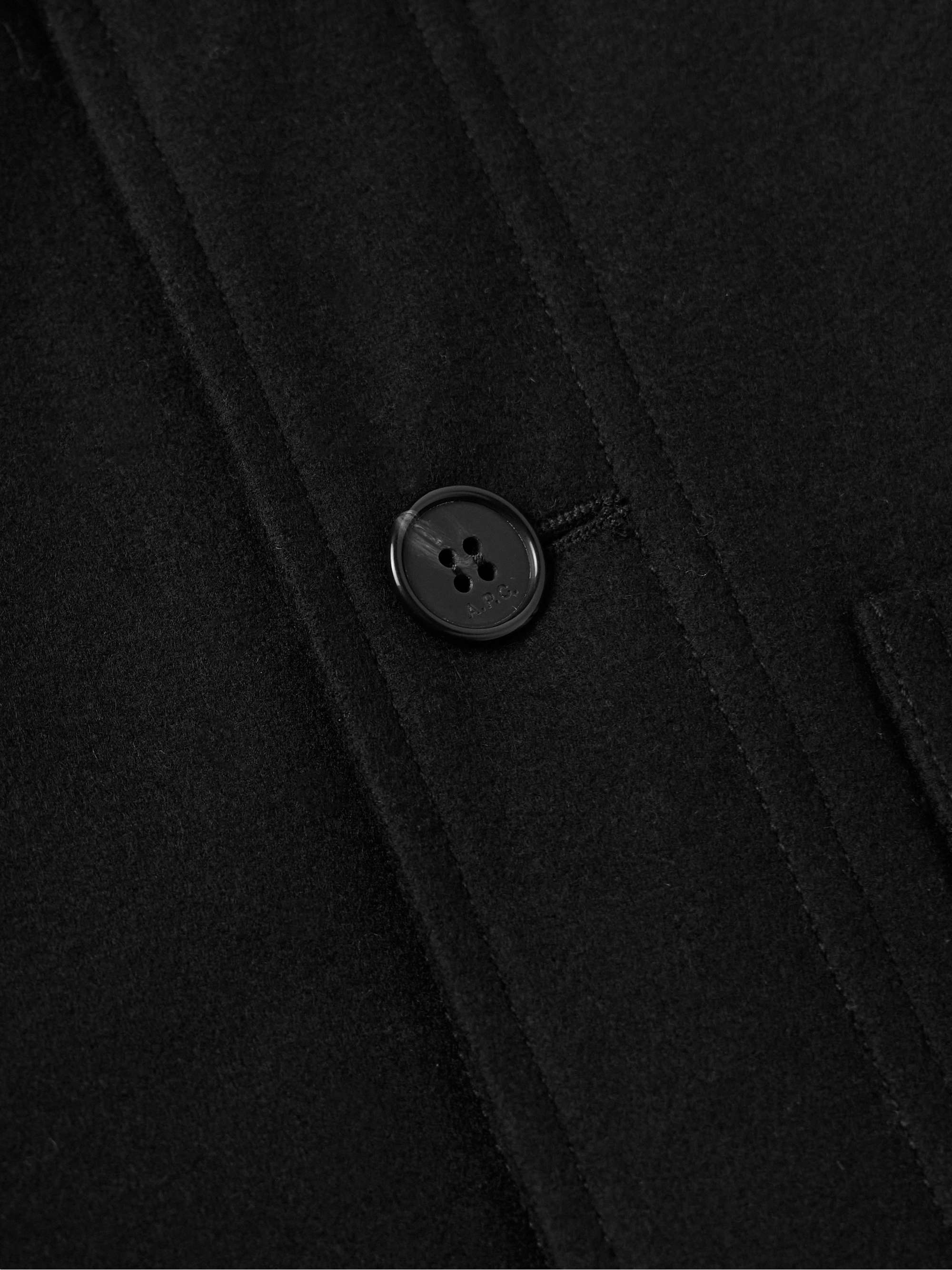 Emile Wool-Blend Felt Overshirt view
