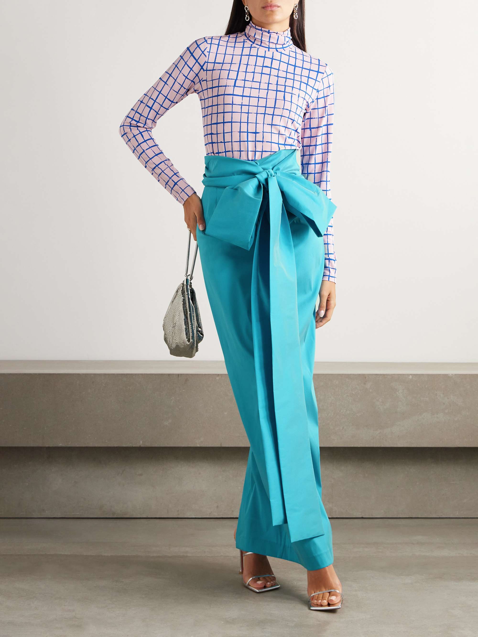 Bernard taffeta maxi skirt view