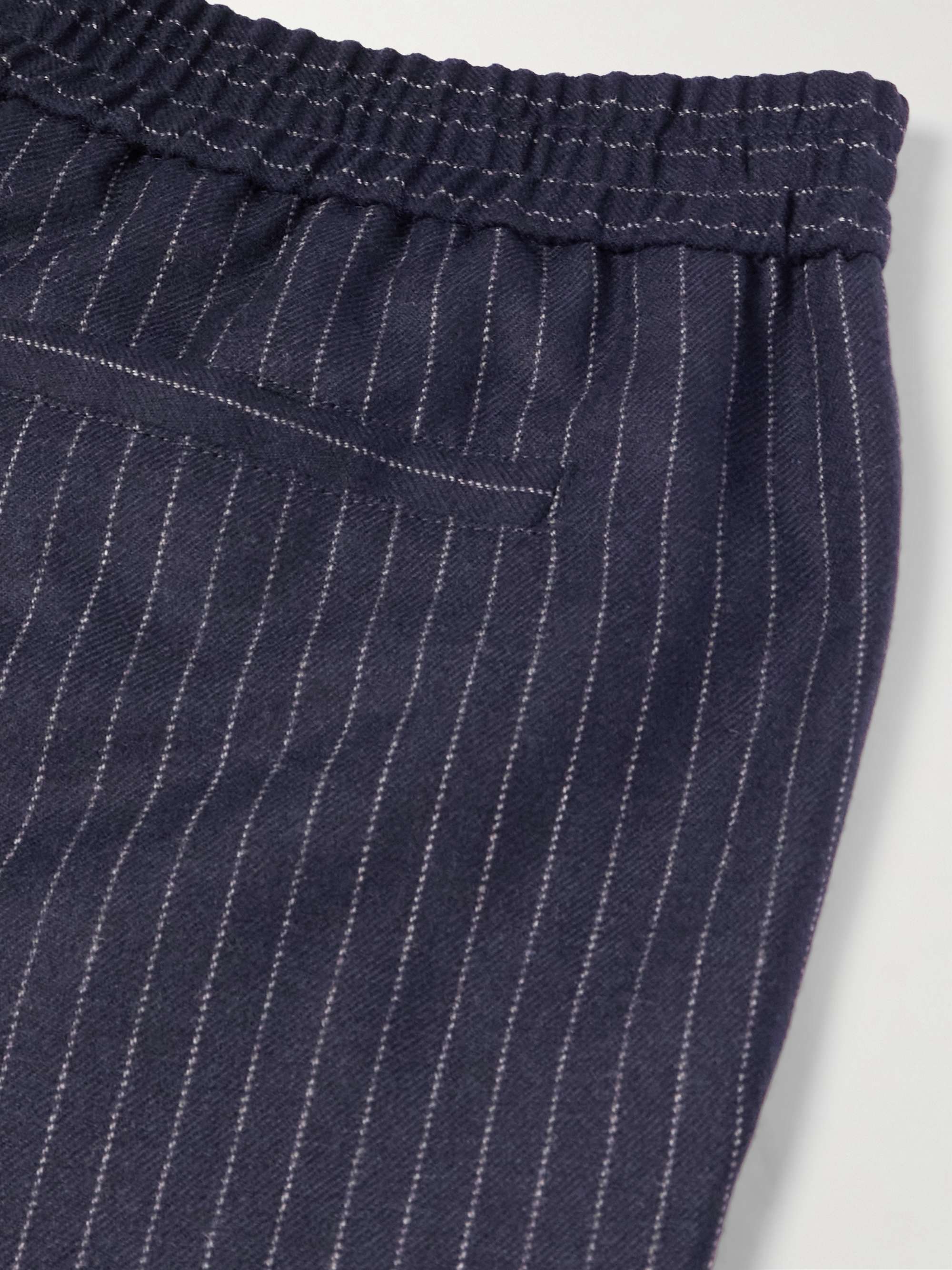 Pieter Straight-Leg Pinstriped Wool-Blend Trousers view