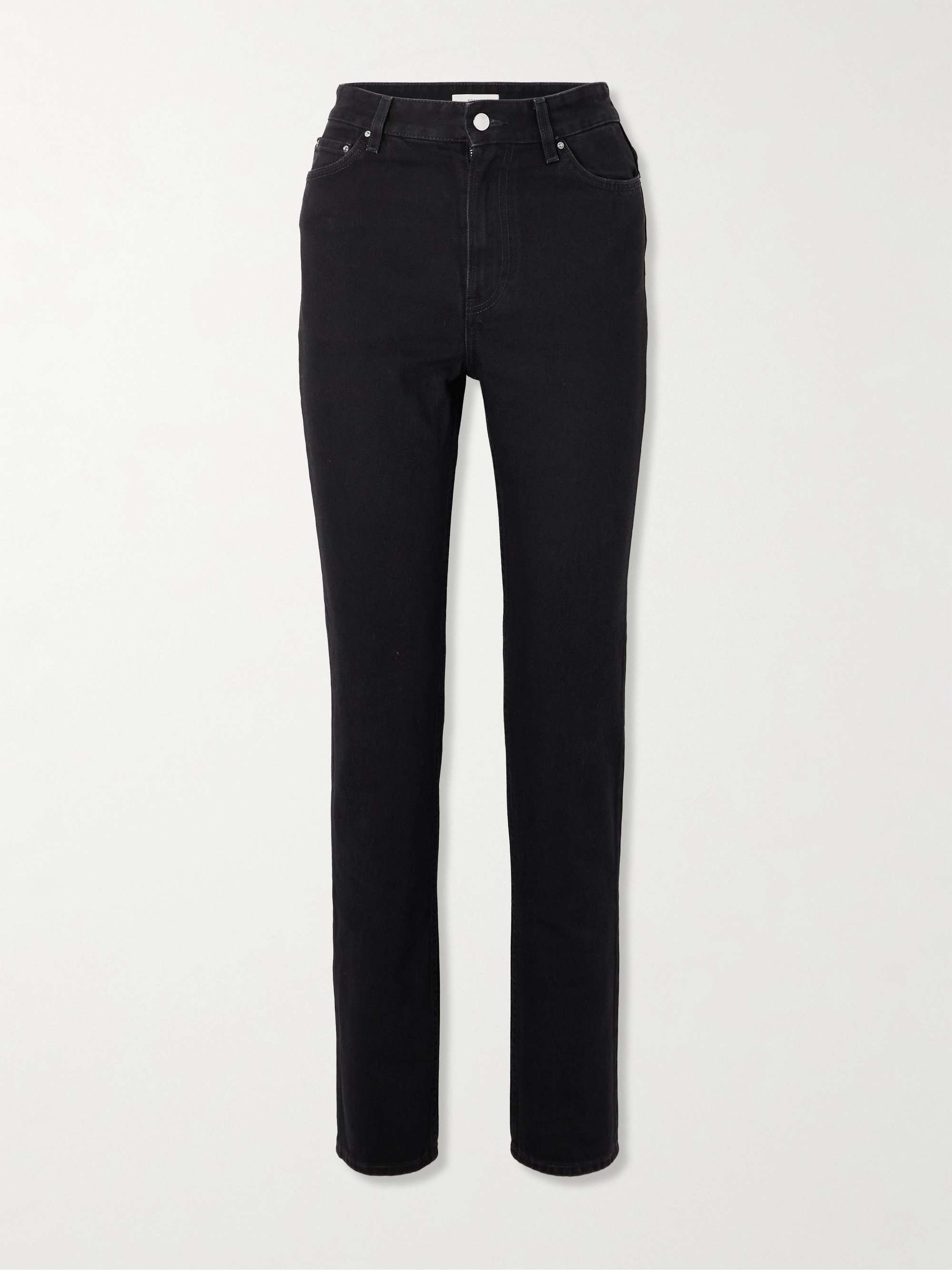 Mid-rise slim-fit jeans view