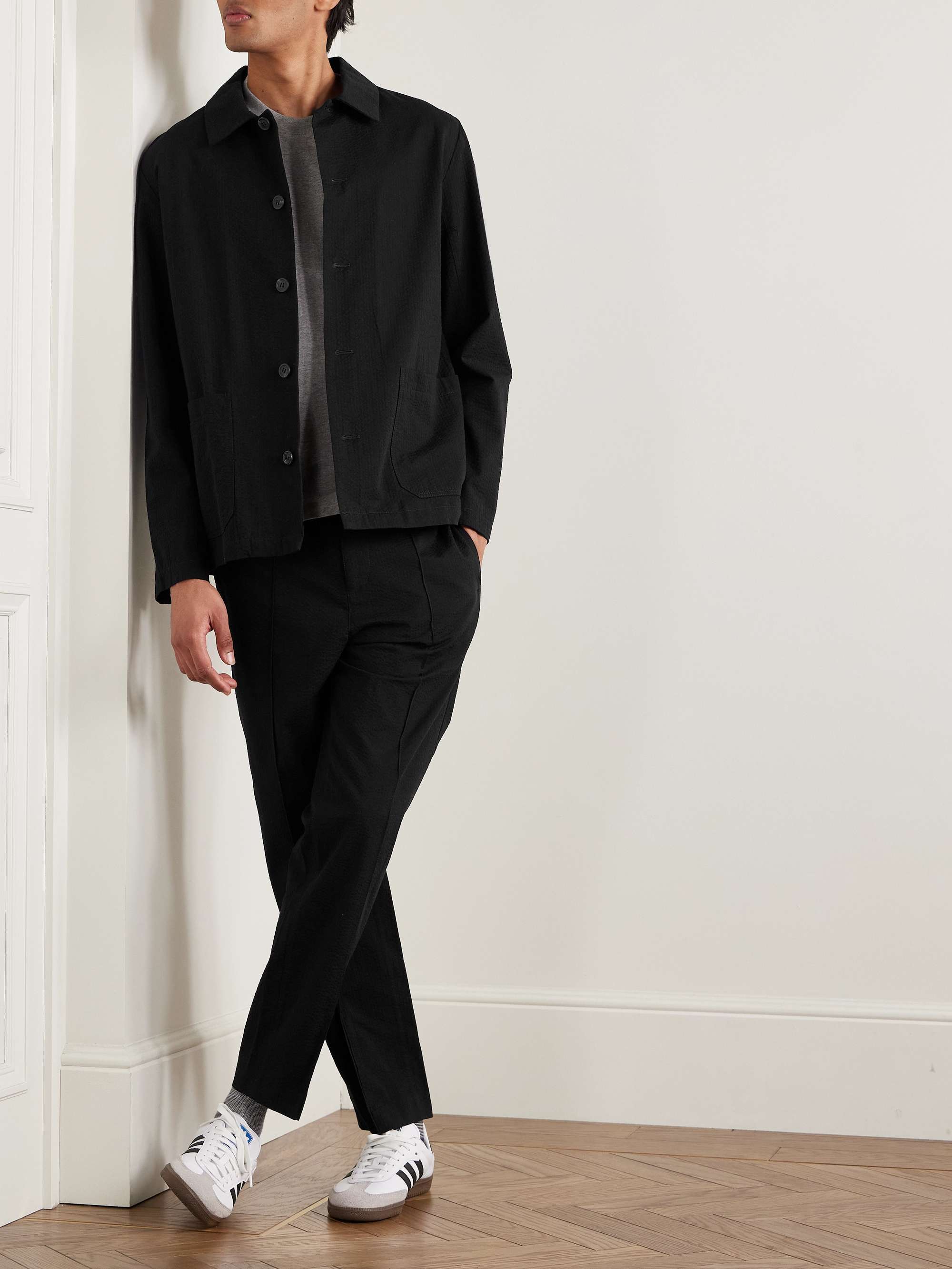 Cotton-Seersucker Overshirt view