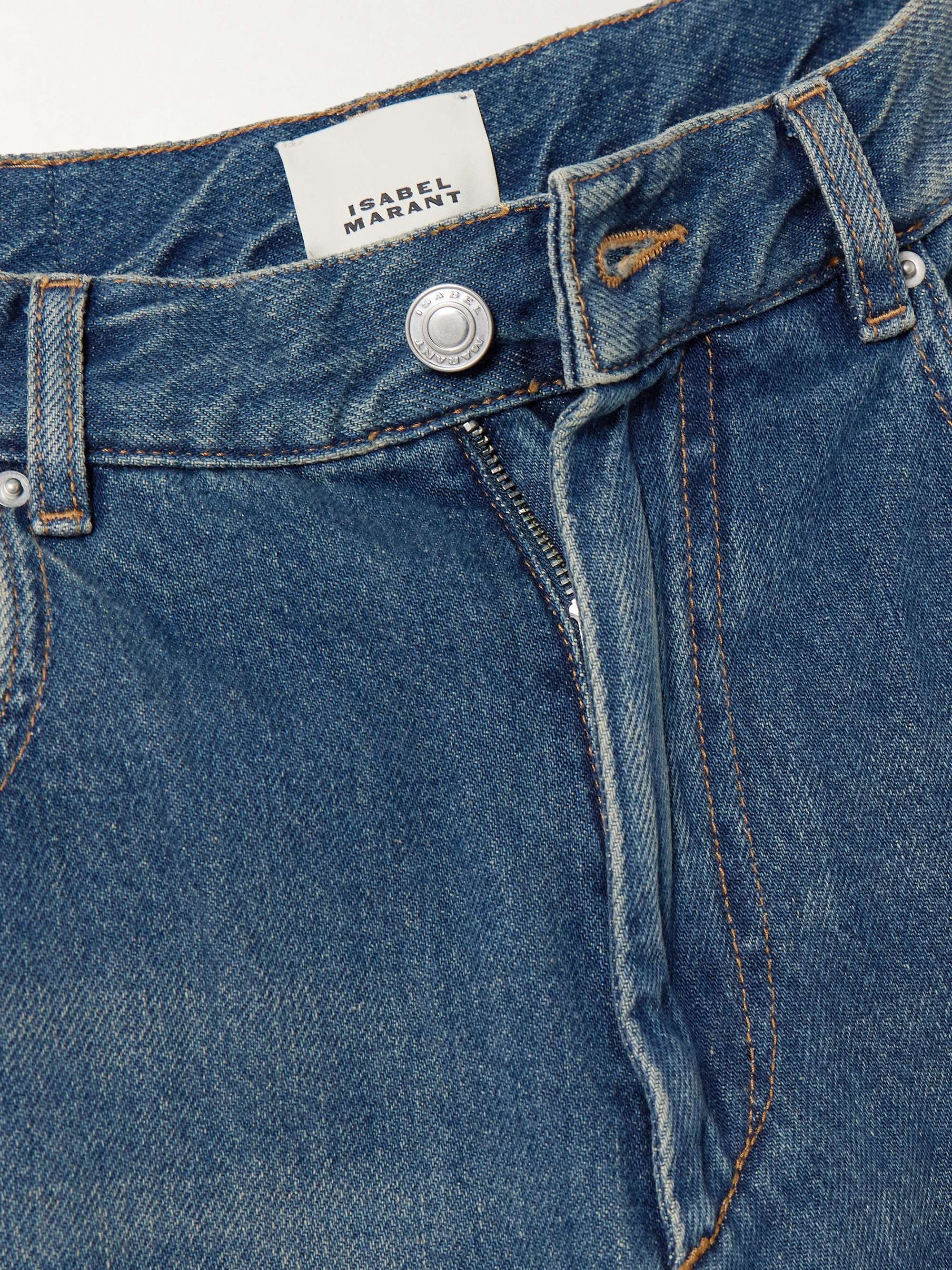 Joanny mid-rise wide-leg jeans view