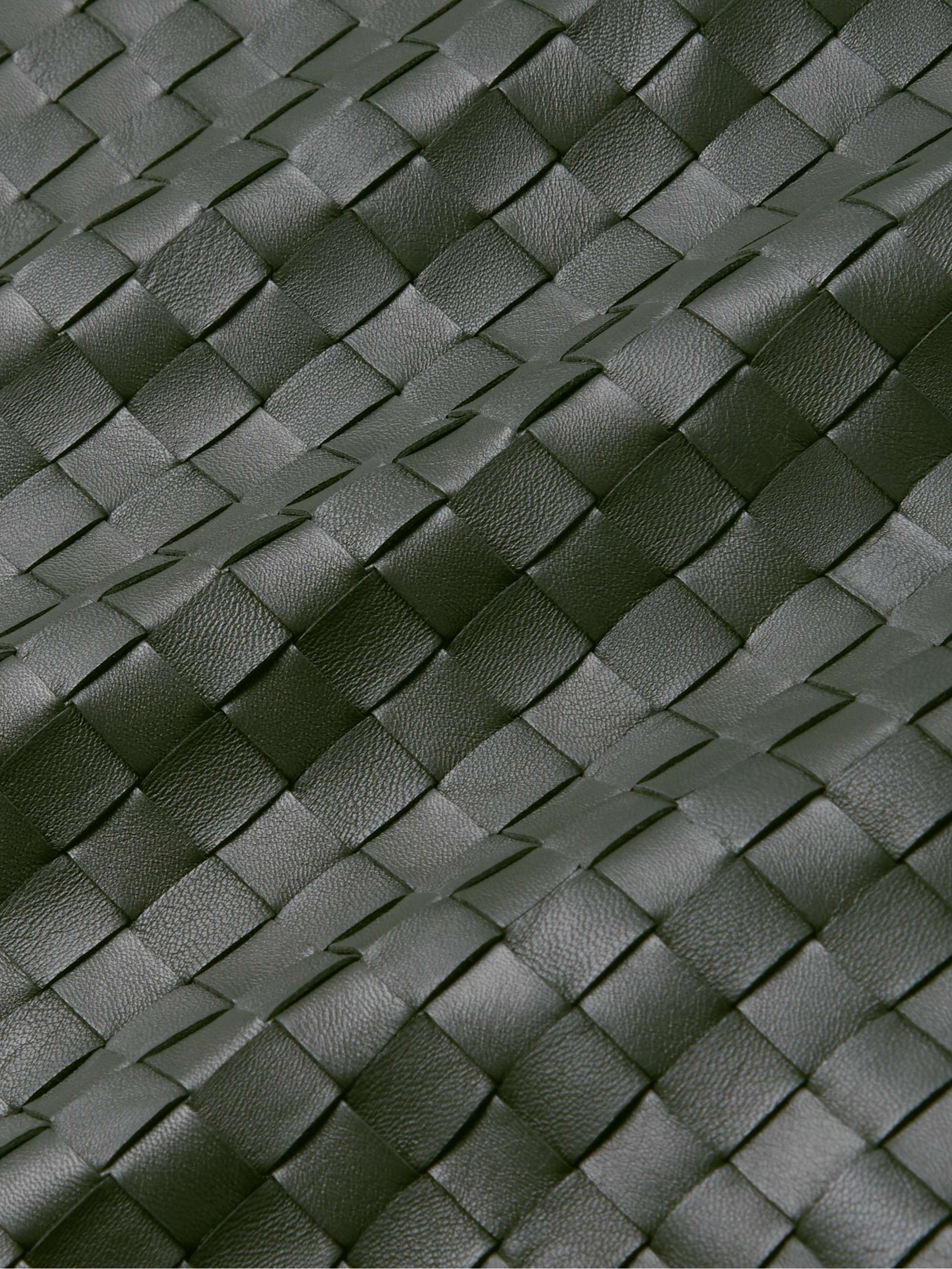 Intrecciato Leather Shirt view