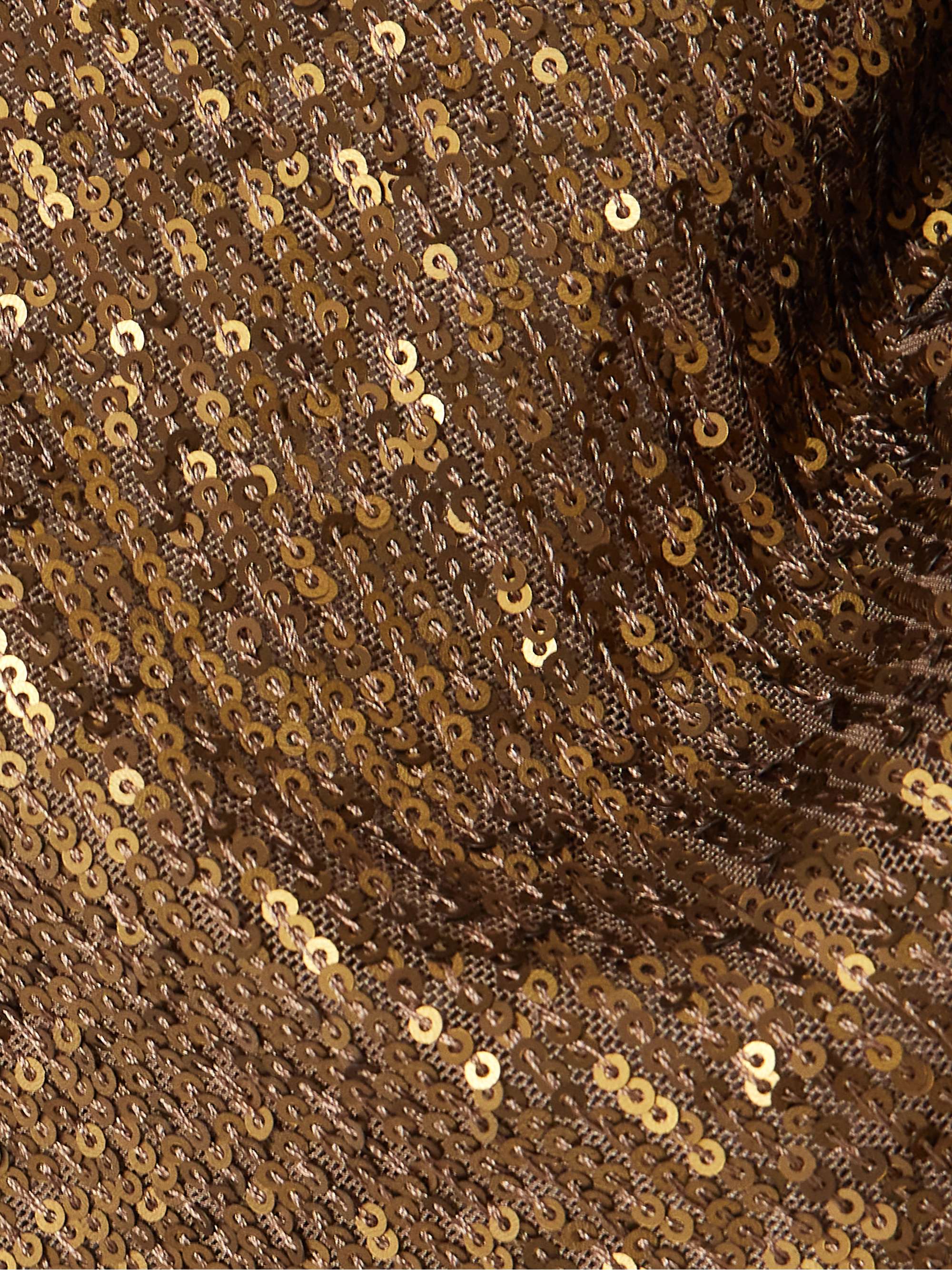 Fara open-back sequined mesh bodysuit view