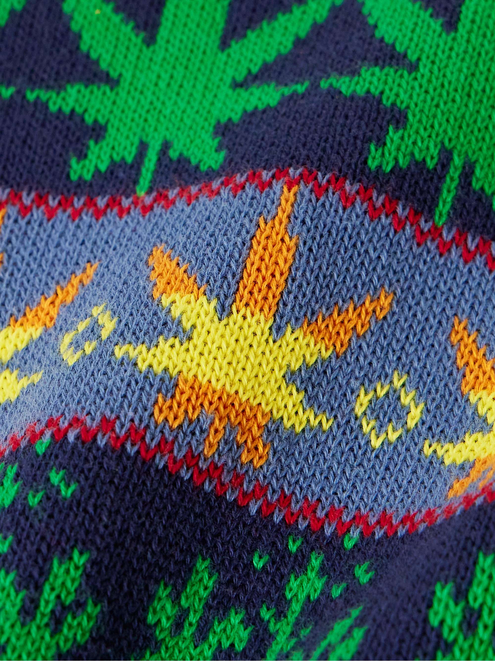 Marin Jacquard-Knit Cotton Sweater view