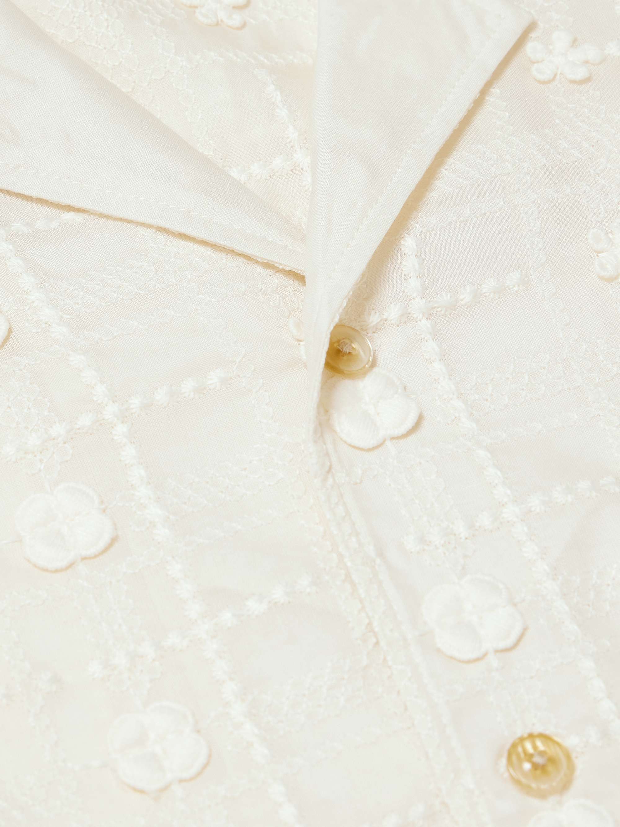 Ben 5026 Camp-Collar Embroidered Lyocell Shirt view
