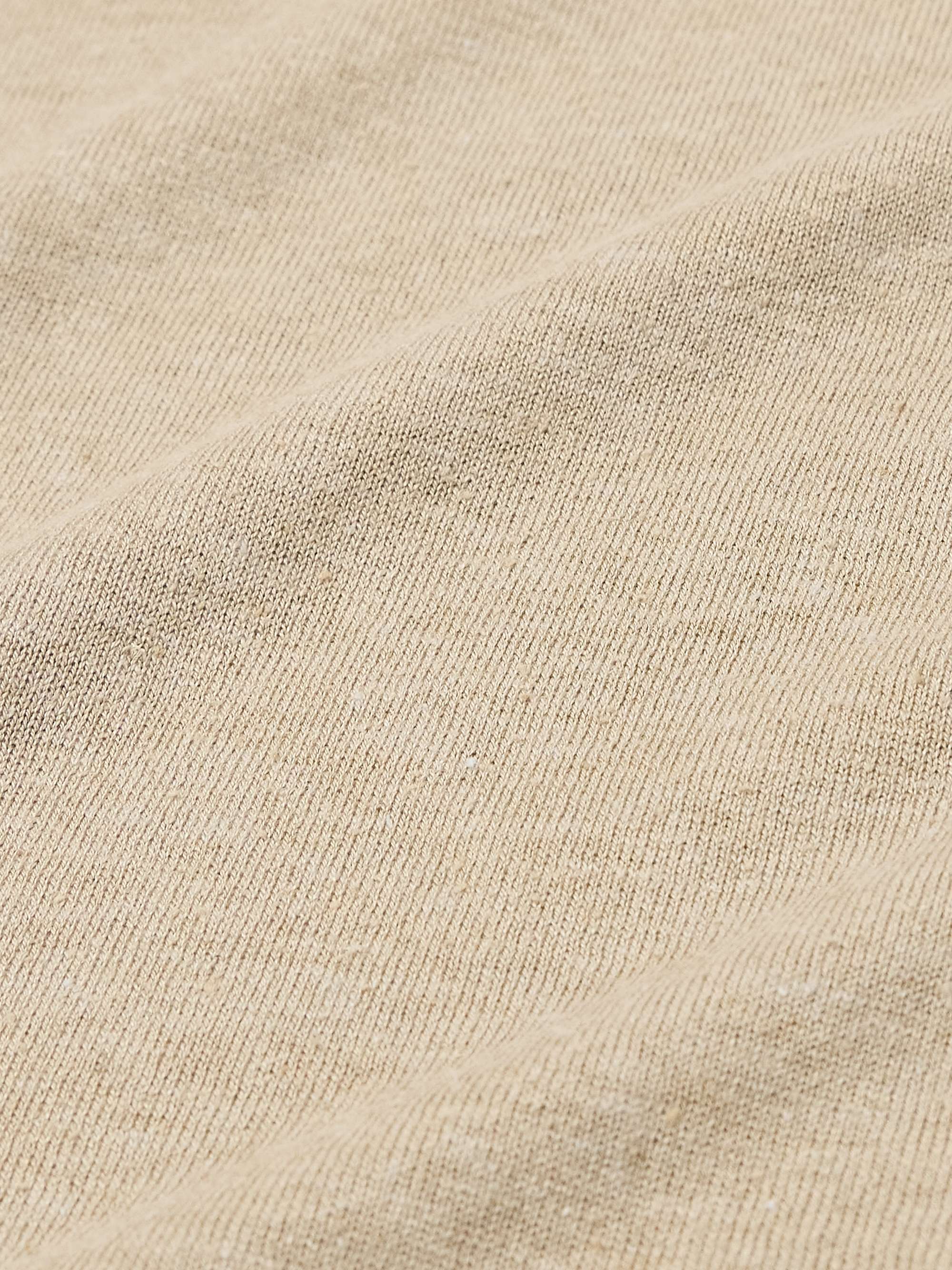 Silk and Linen-Blend T-Shirt view