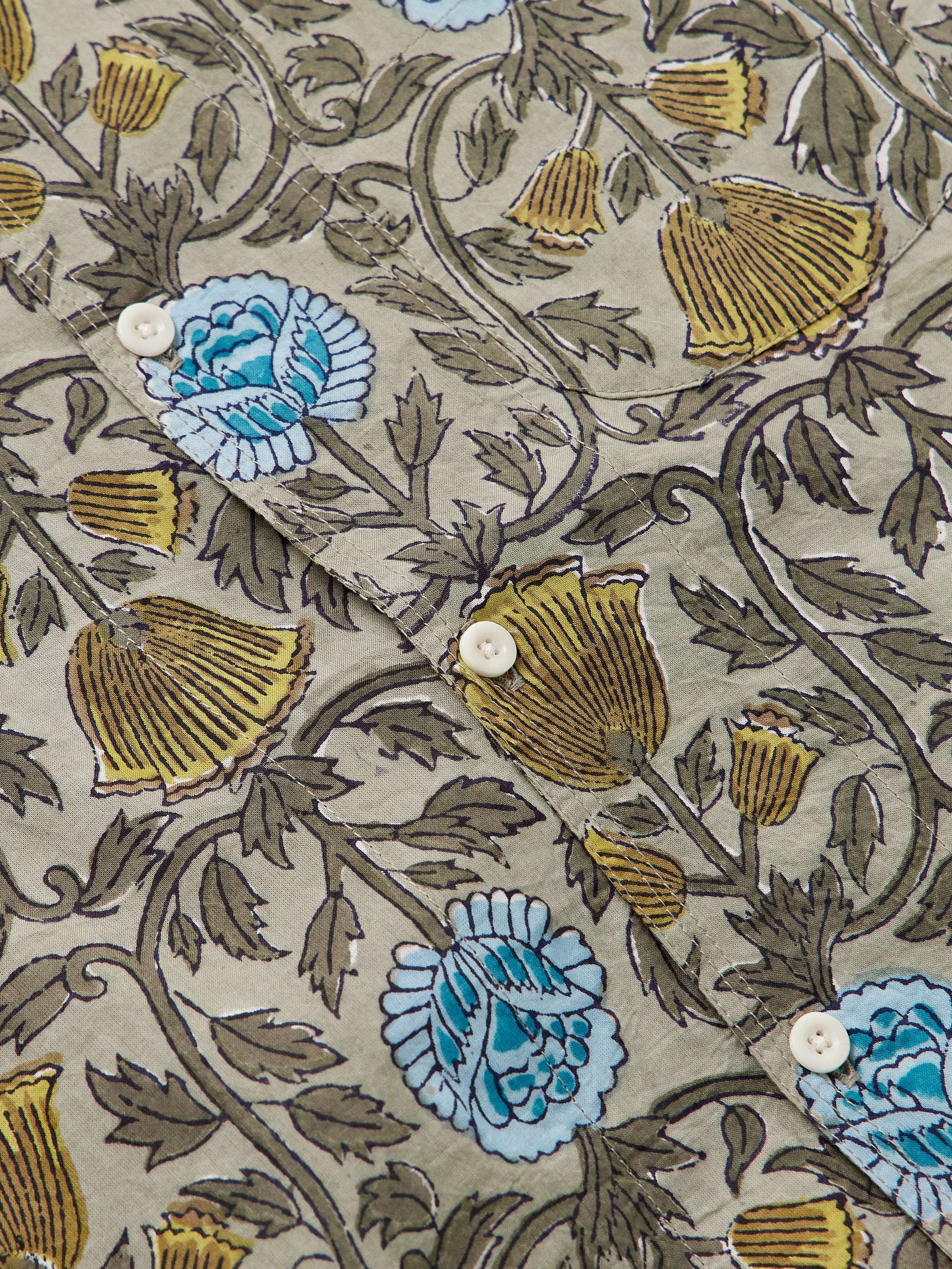 Chintan Floral-Print Cotton Shirt view