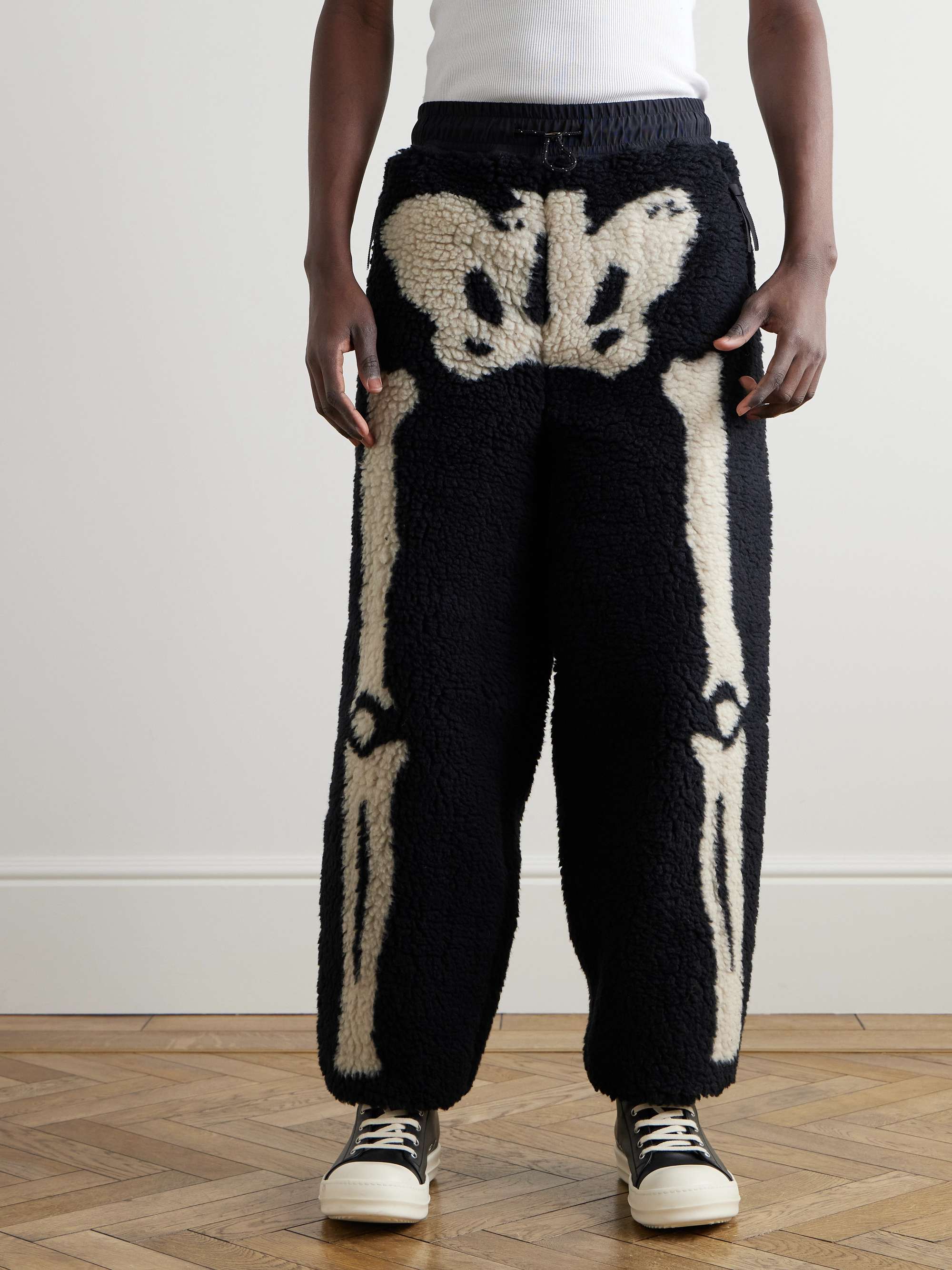 Fleece-Jacquard Sweatpants view