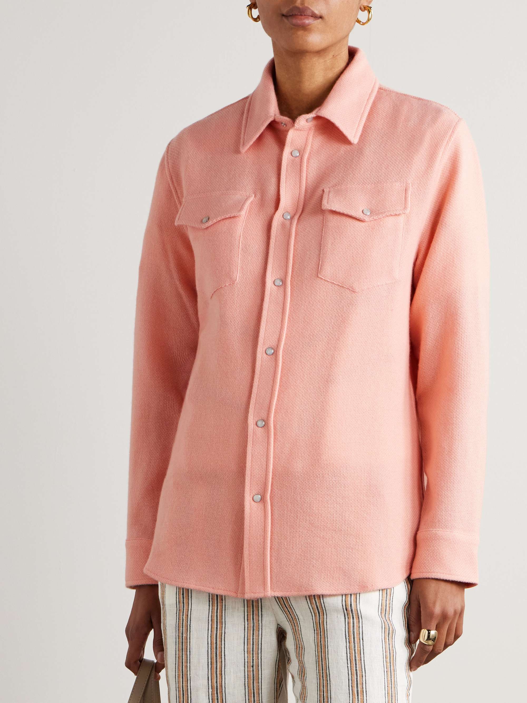Cashmere shirt view