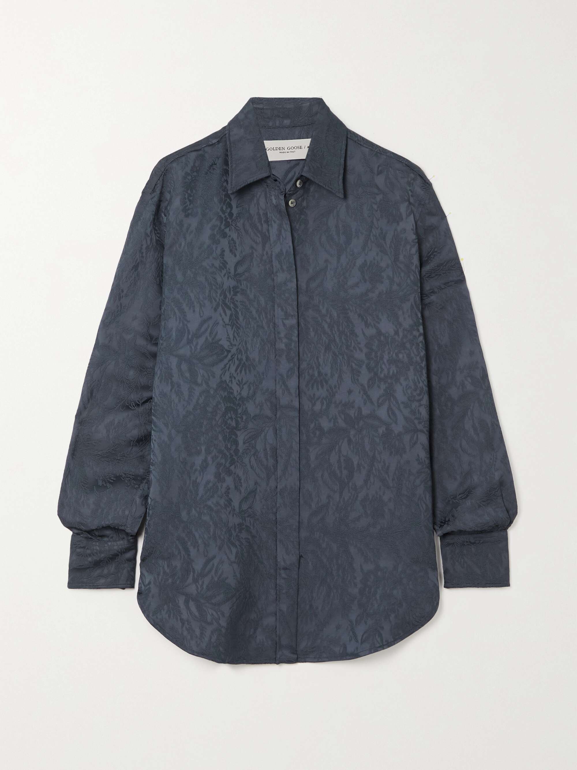Journey satin-jacquard shirt view