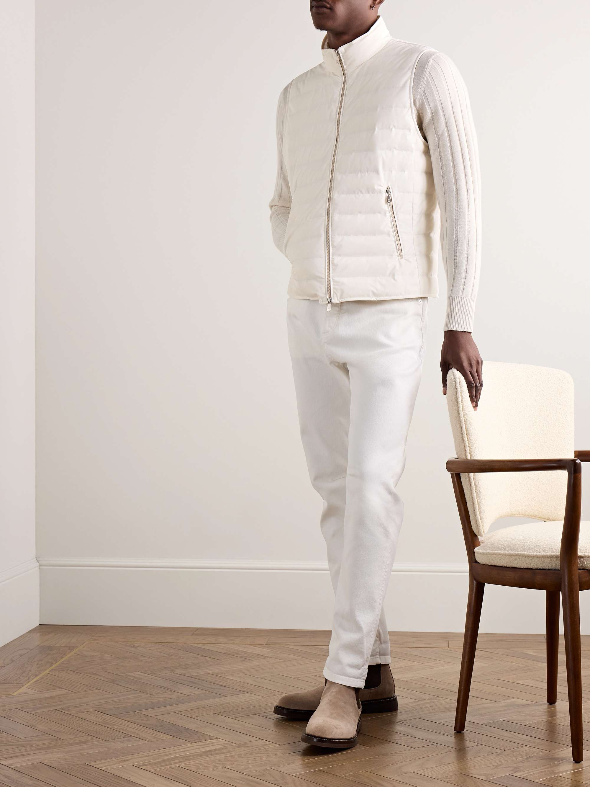 Quilted Padded Shell Down Gilet view