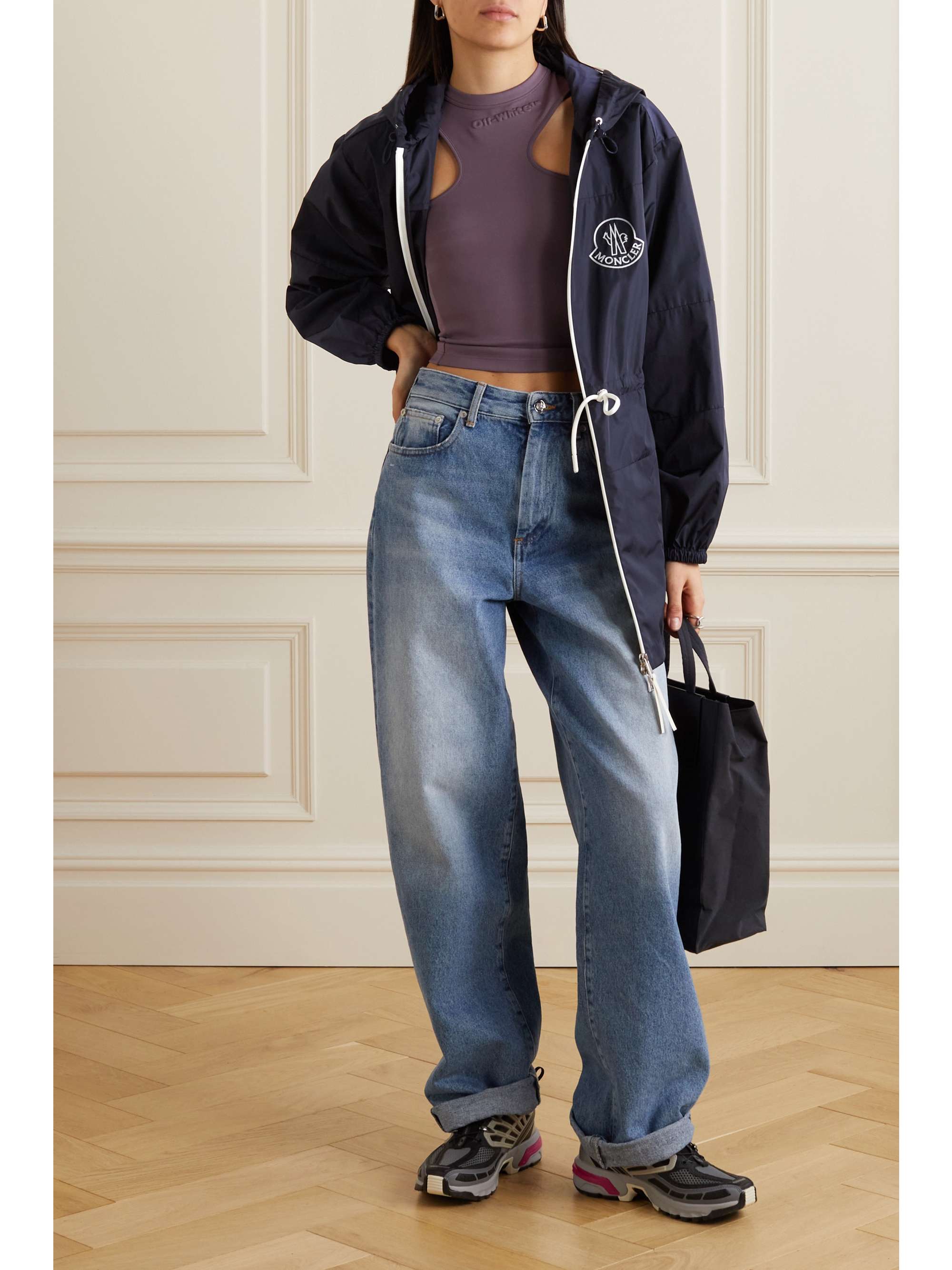 Veirade hooded shell jacket view