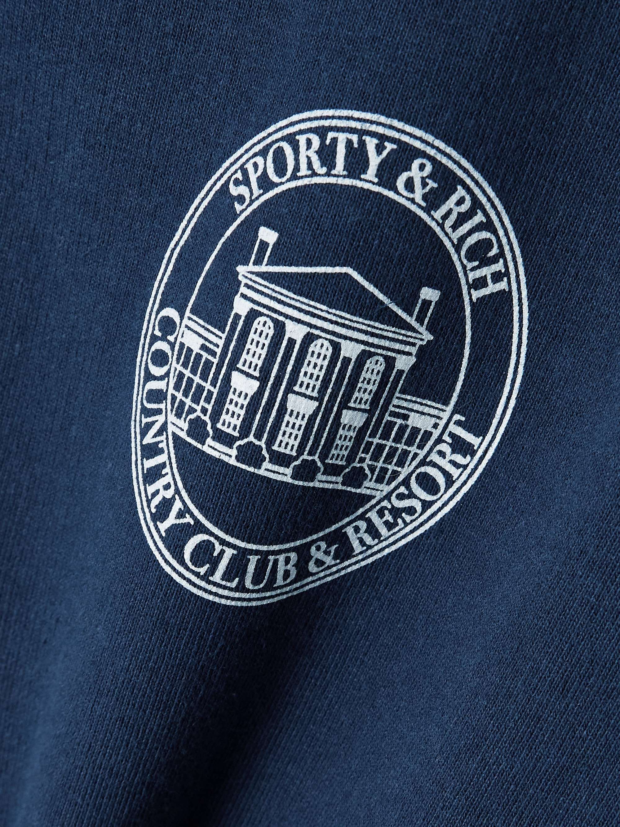 Printed cotton-jersey turtleneck sweatshirt view