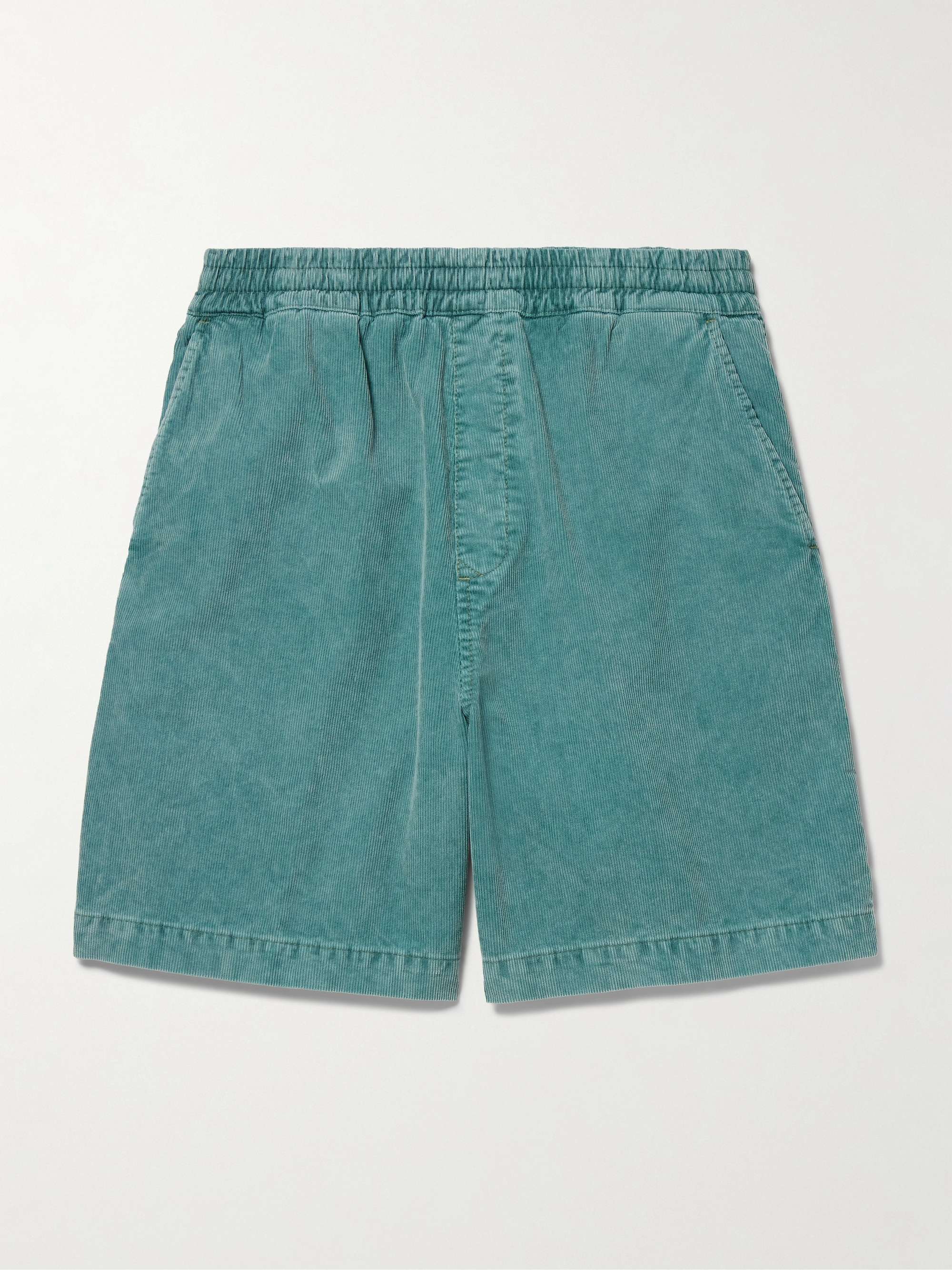 Reynold Wide-Leg Cotton-Corduroy Shorts view