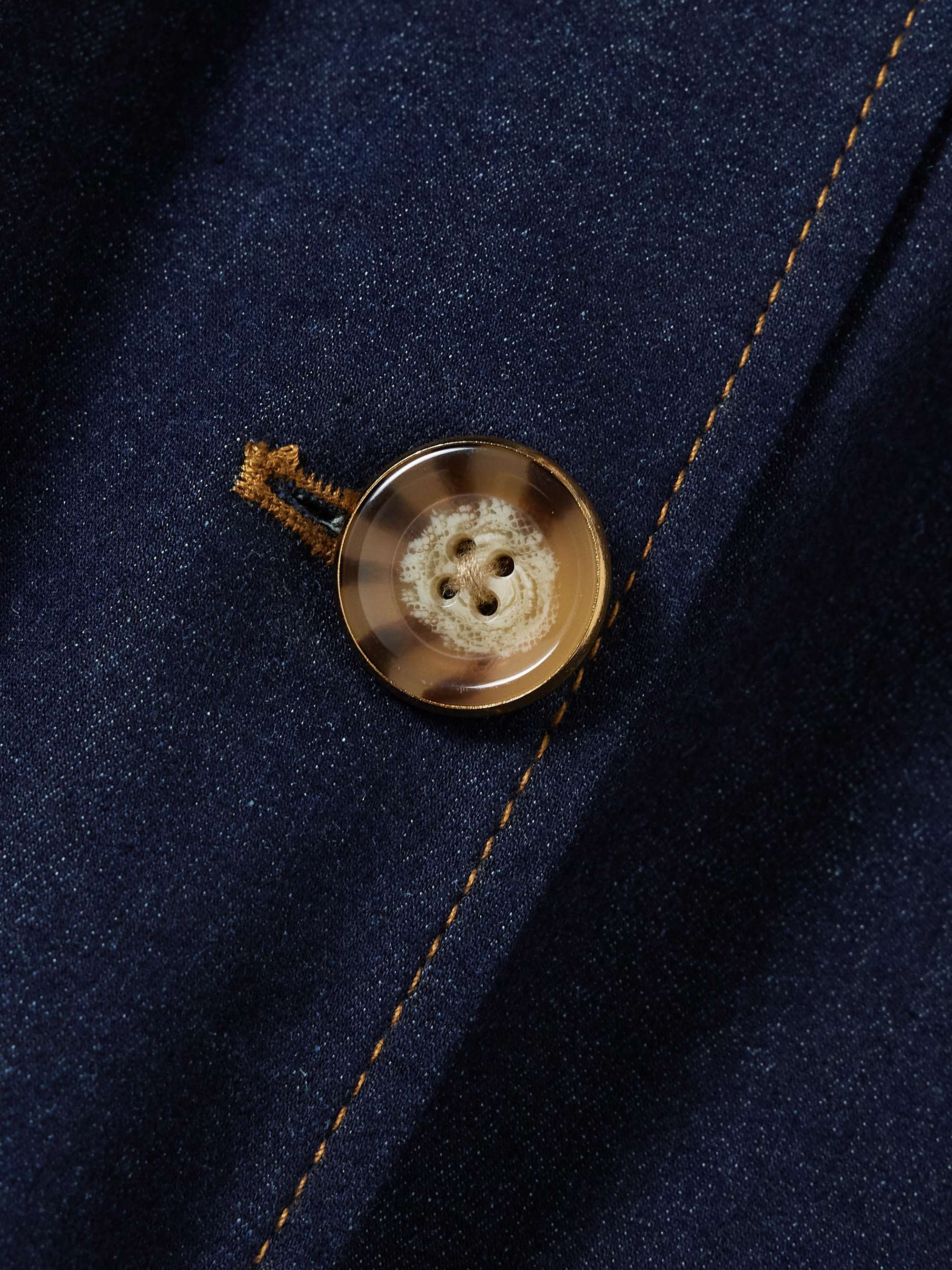 Jessup topstitched denim vest view