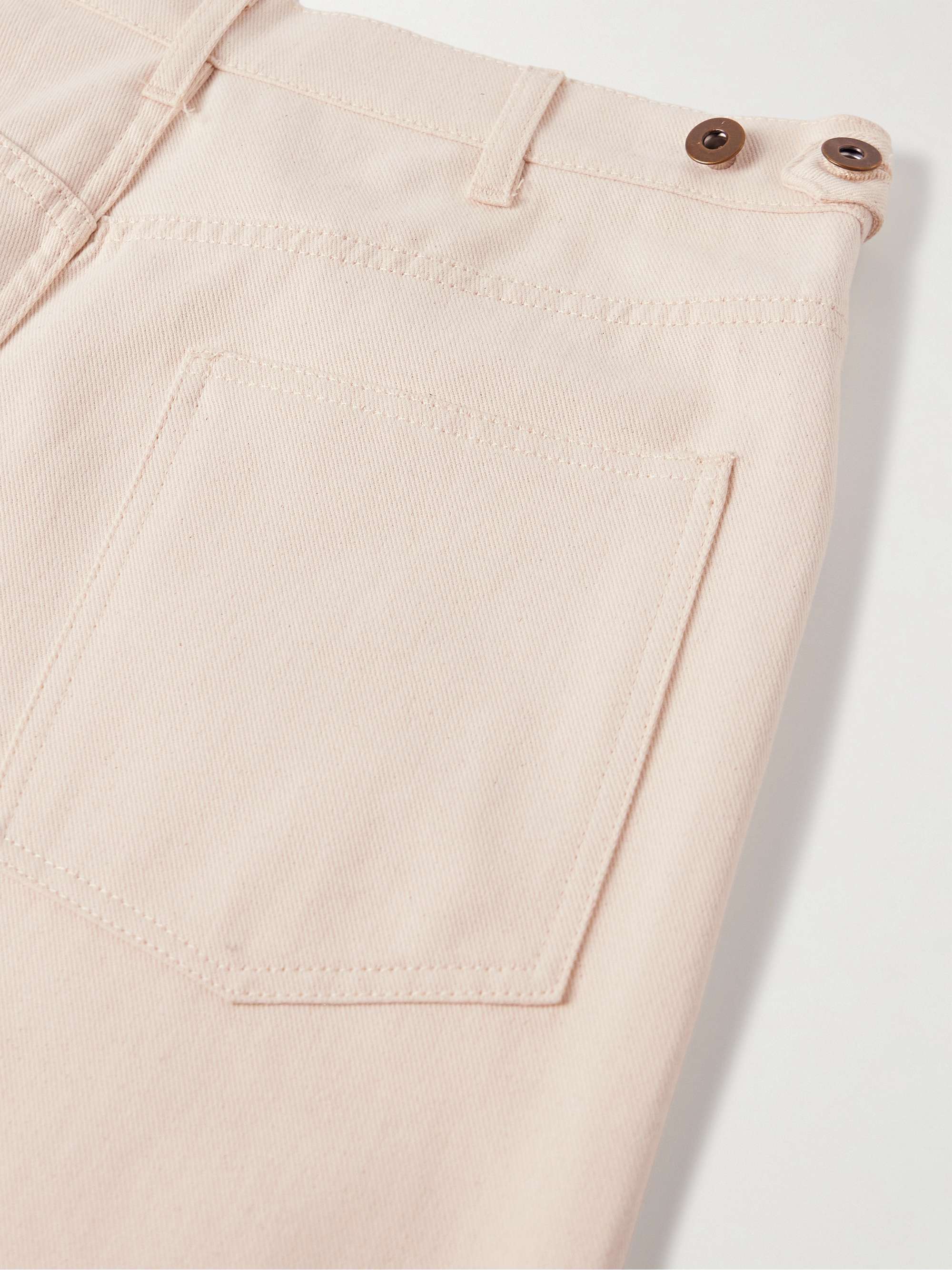 Straight-Leg Printed Jeans view