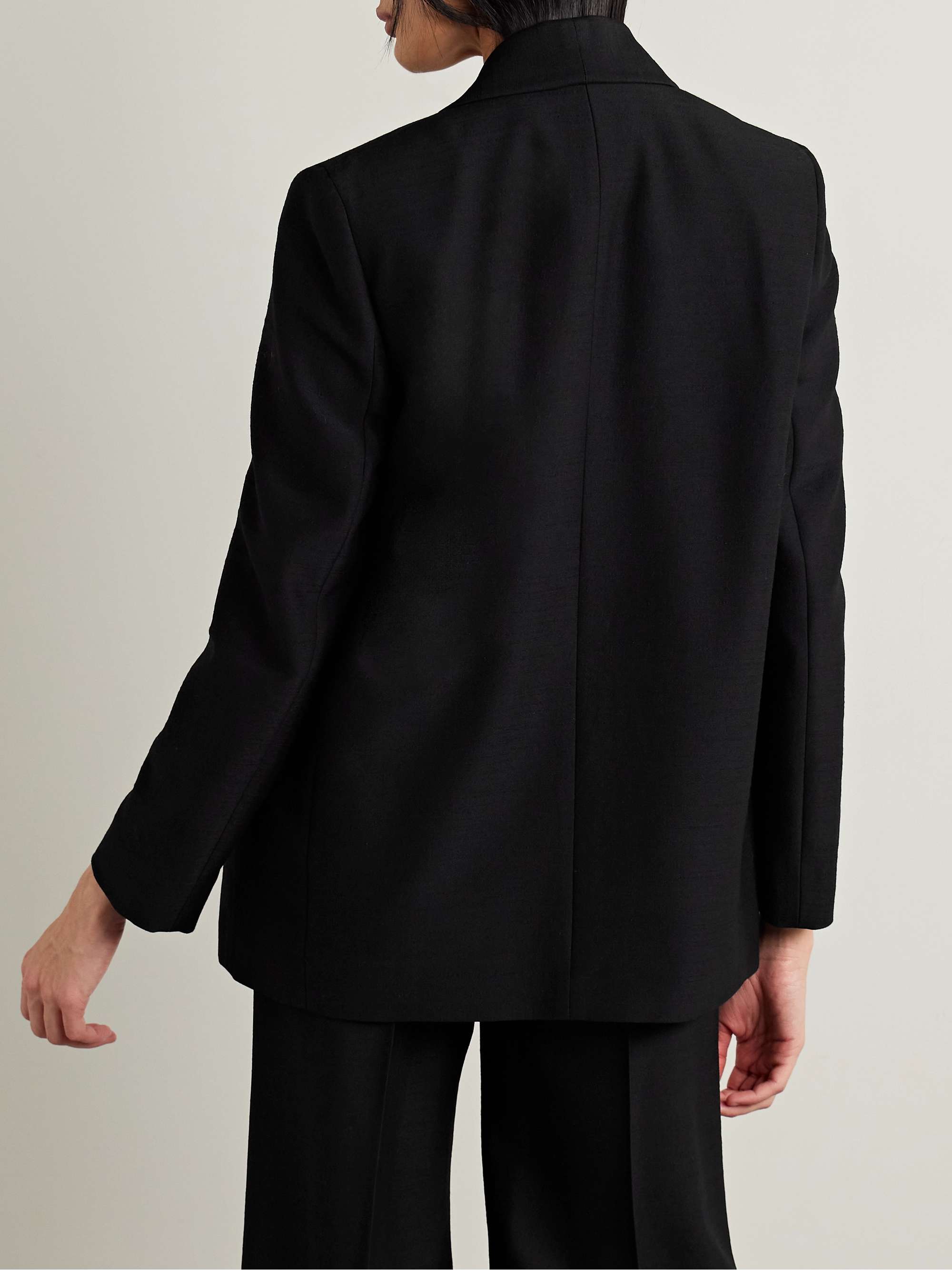 Sheri slub wool blazer view