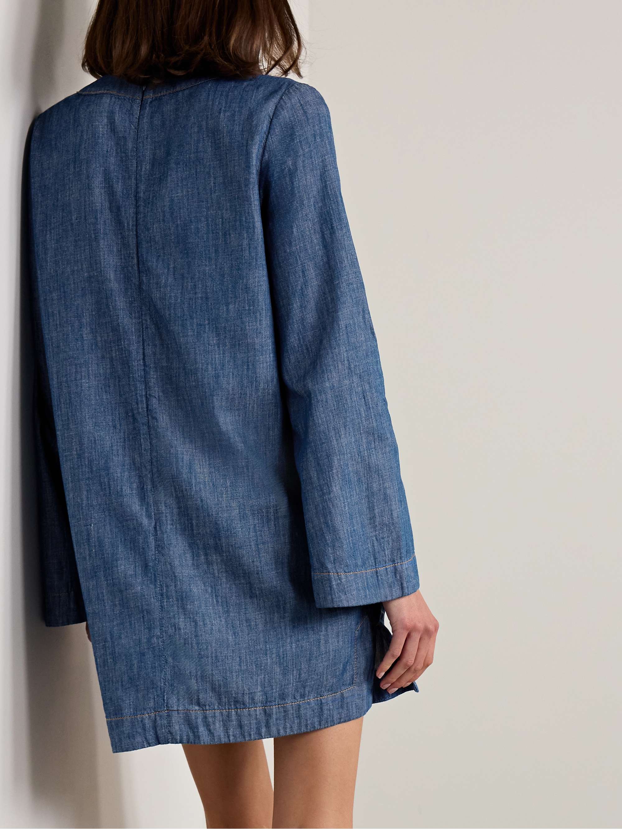 Wylie braided denim mini dress view